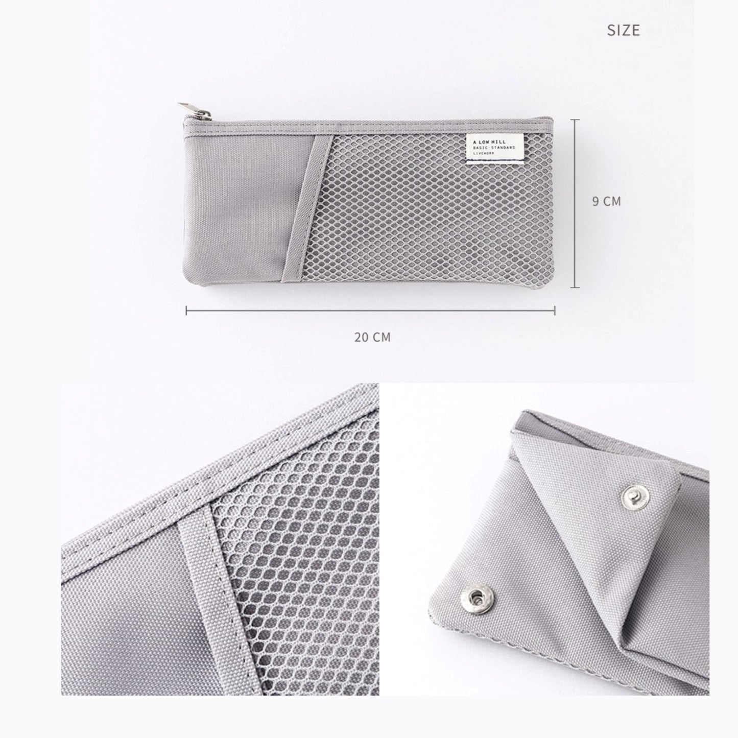 Mesh Pocket Zipper Travel Pouch - ZoocomingTree