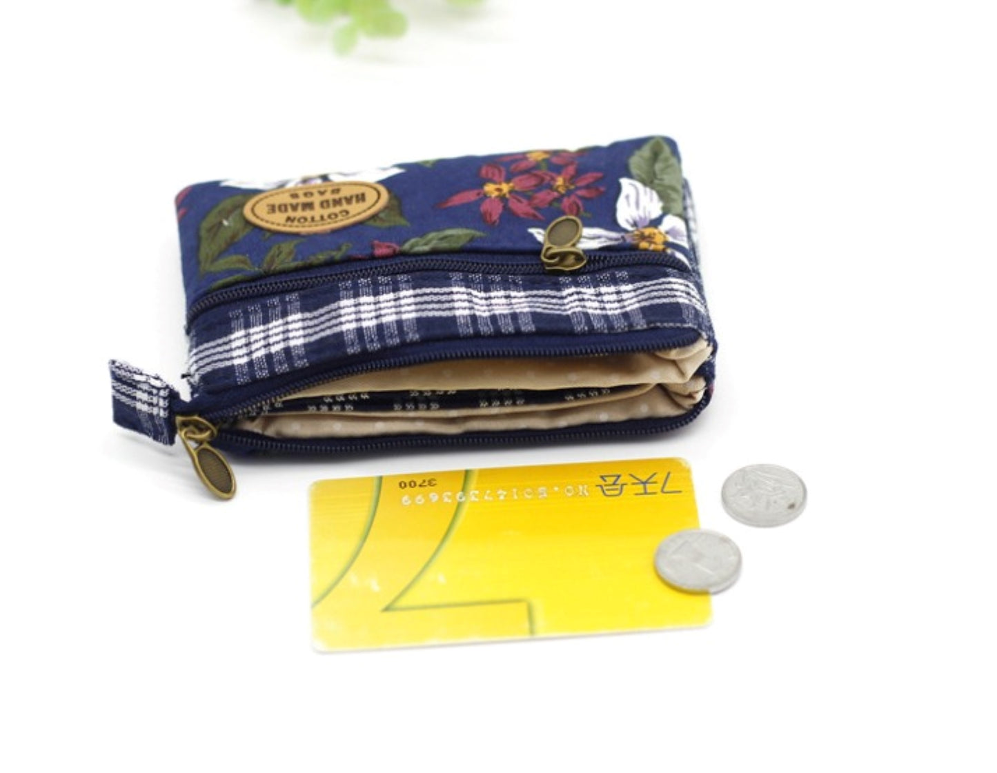 Flower Printed Cotton Coin Purse - ZoocomingTree