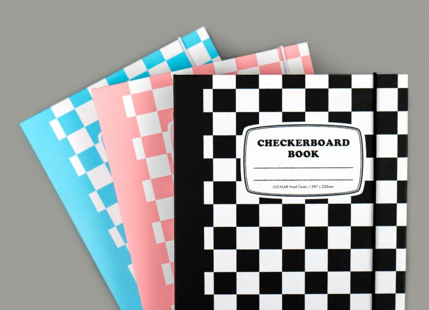 Colorful Checkerboard Hard Cover A5 6 Ring Binder - ZoocomingTree