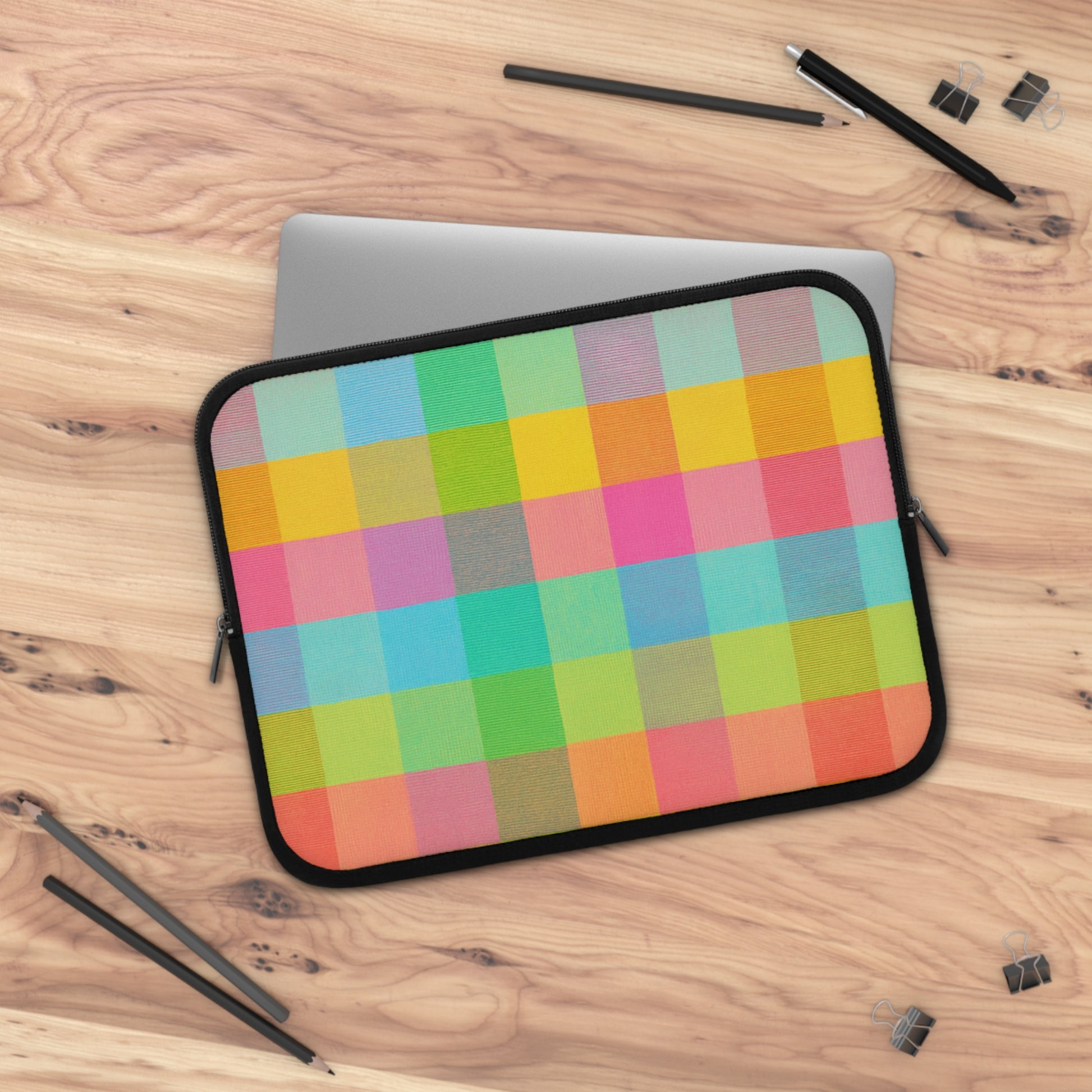Tutti Frutti Plaid 13" Laptop Sleeve - ZoocomingTree