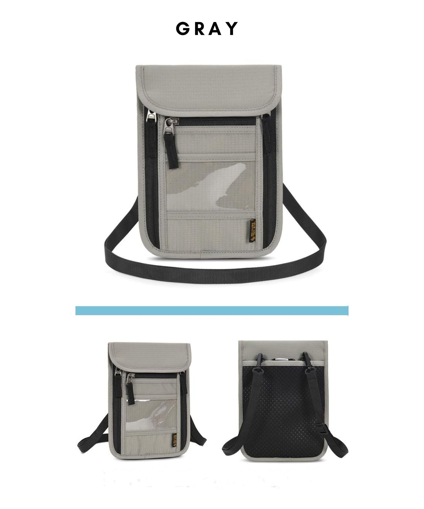 Durable Comfy Color Neck Wallet - ZoocomingTree