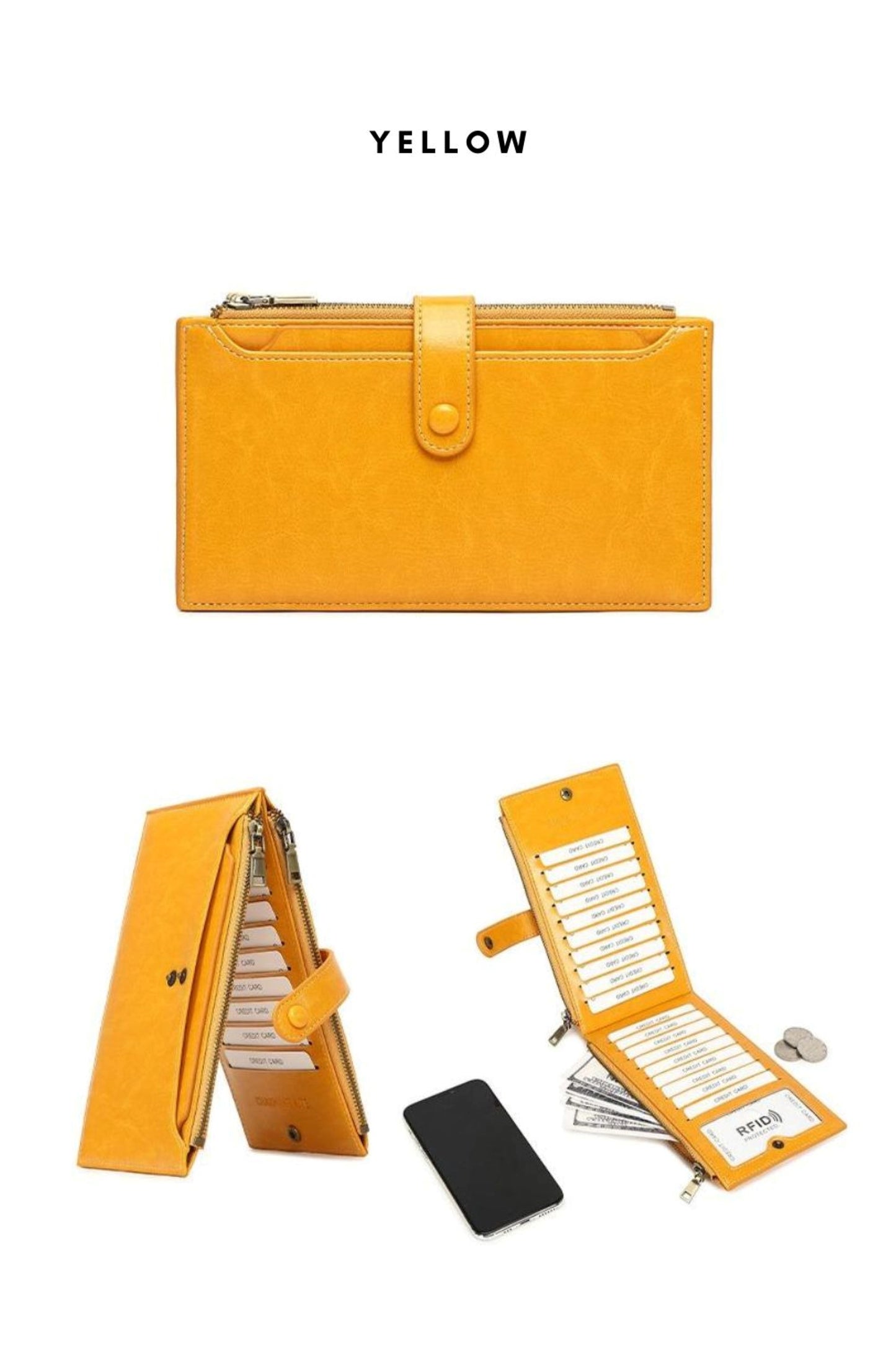 Women Long Slim Wallet - ZoocomingTree