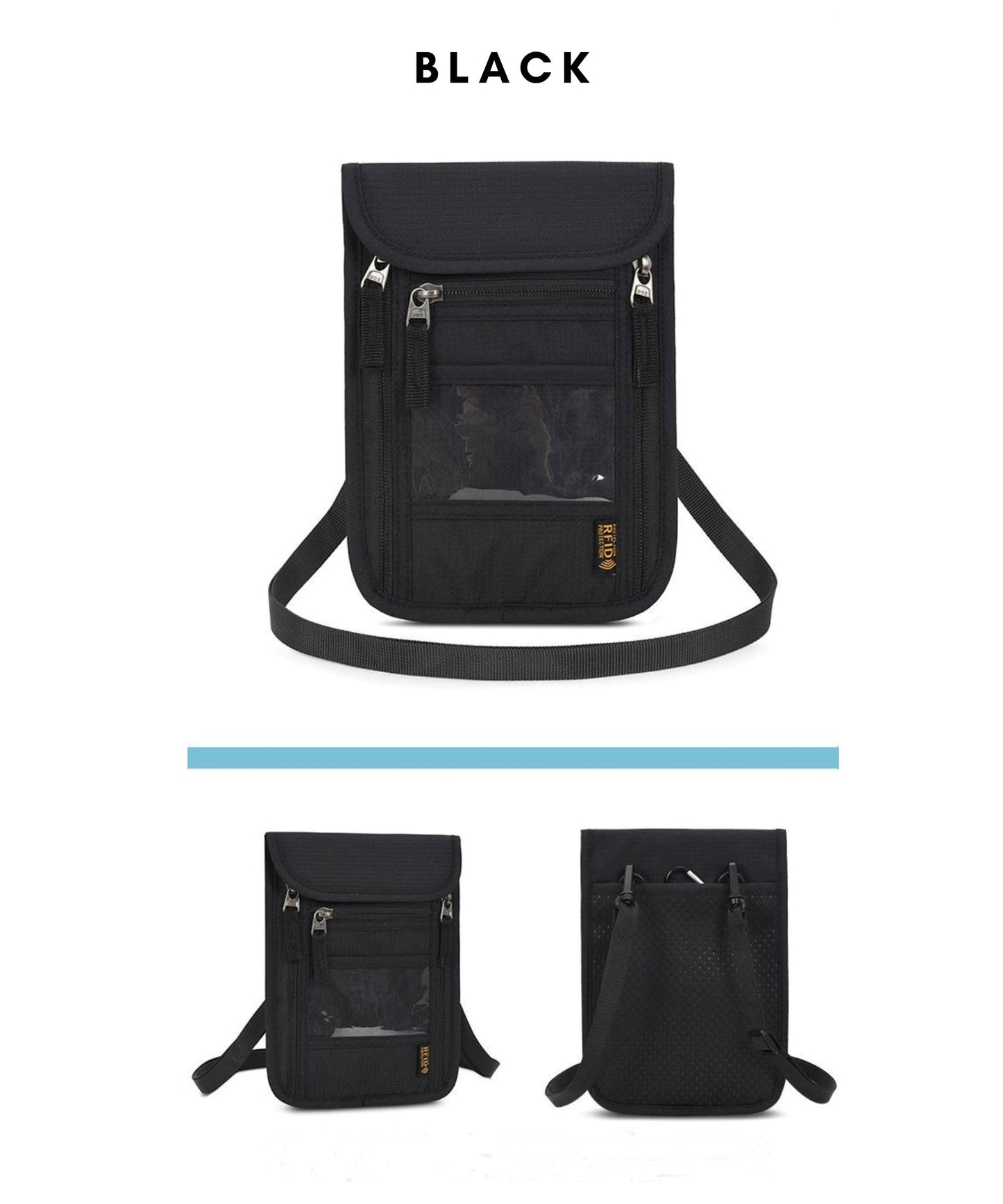 Durable Comfy Color Neck Wallet - ZoocomingTree