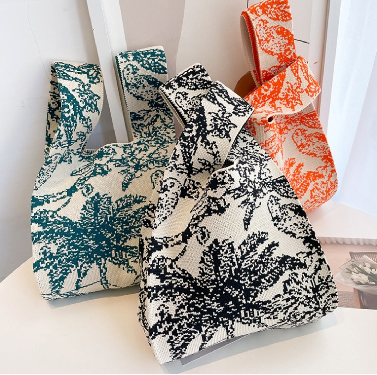 Elegant Toile Knot Bag - ZoocomingTree