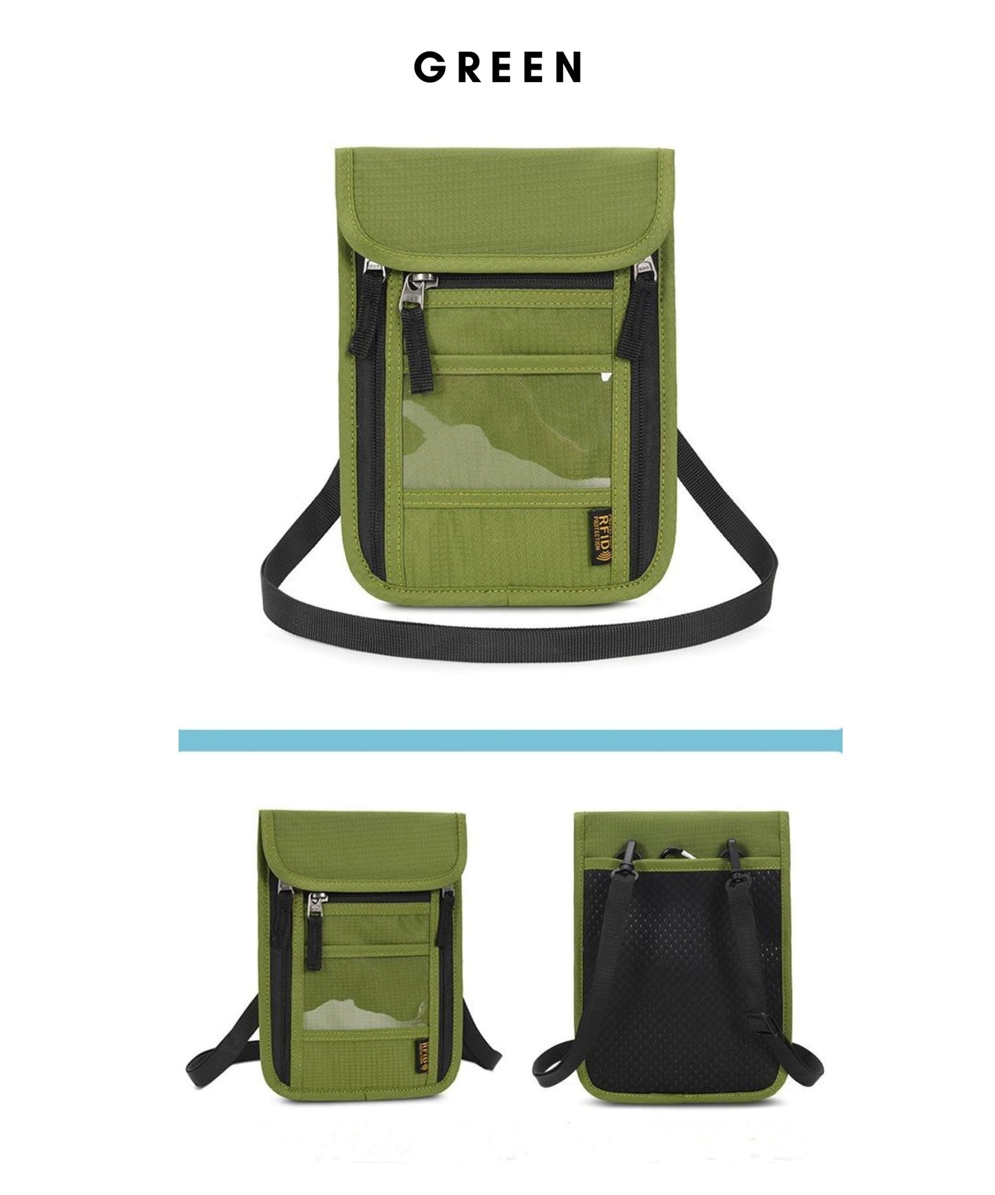 Durable Comfy Color Neck Wallet - ZoocomingTree