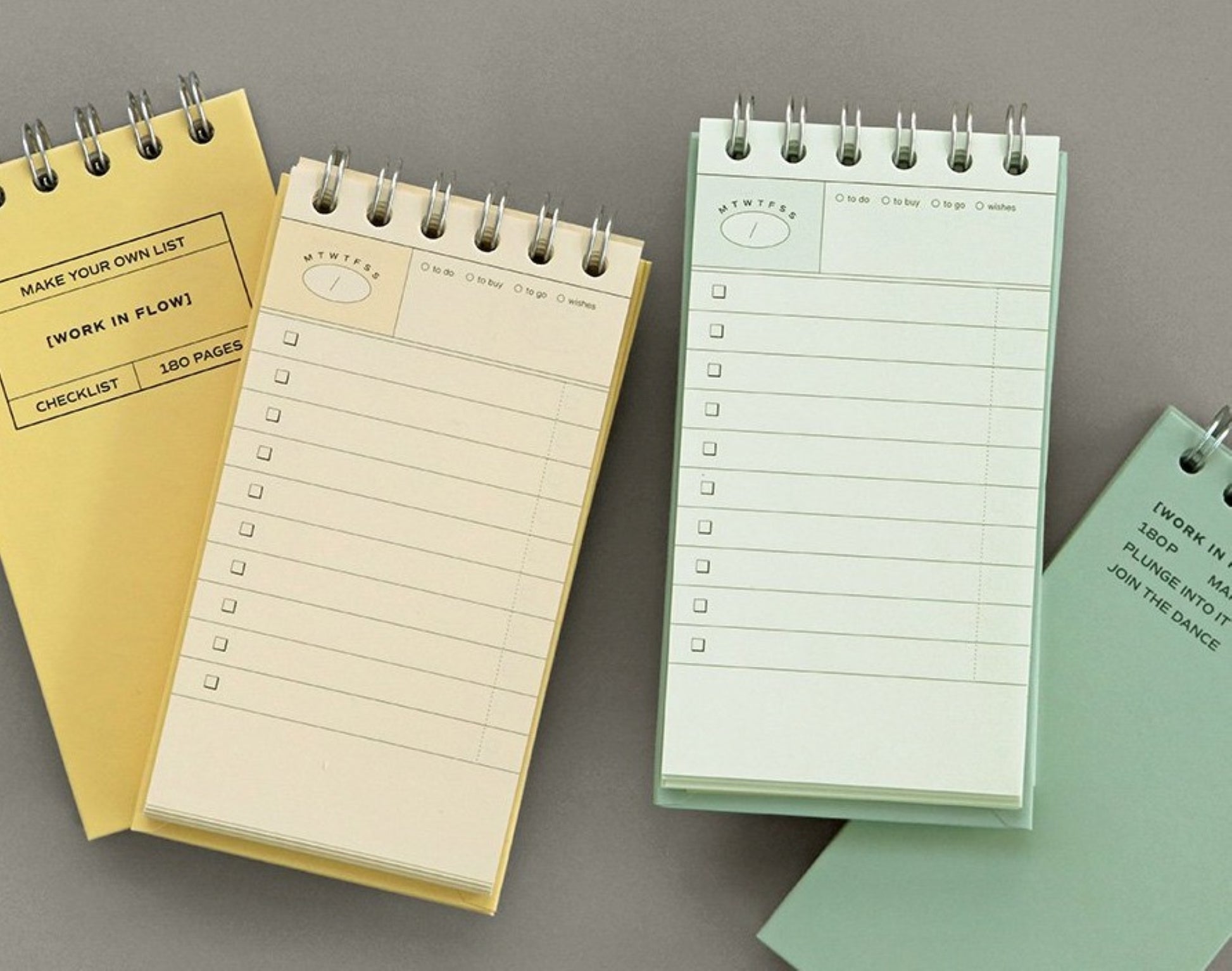 Dairy Compact Checklist Desk Standing Planner - ZoocomingTree