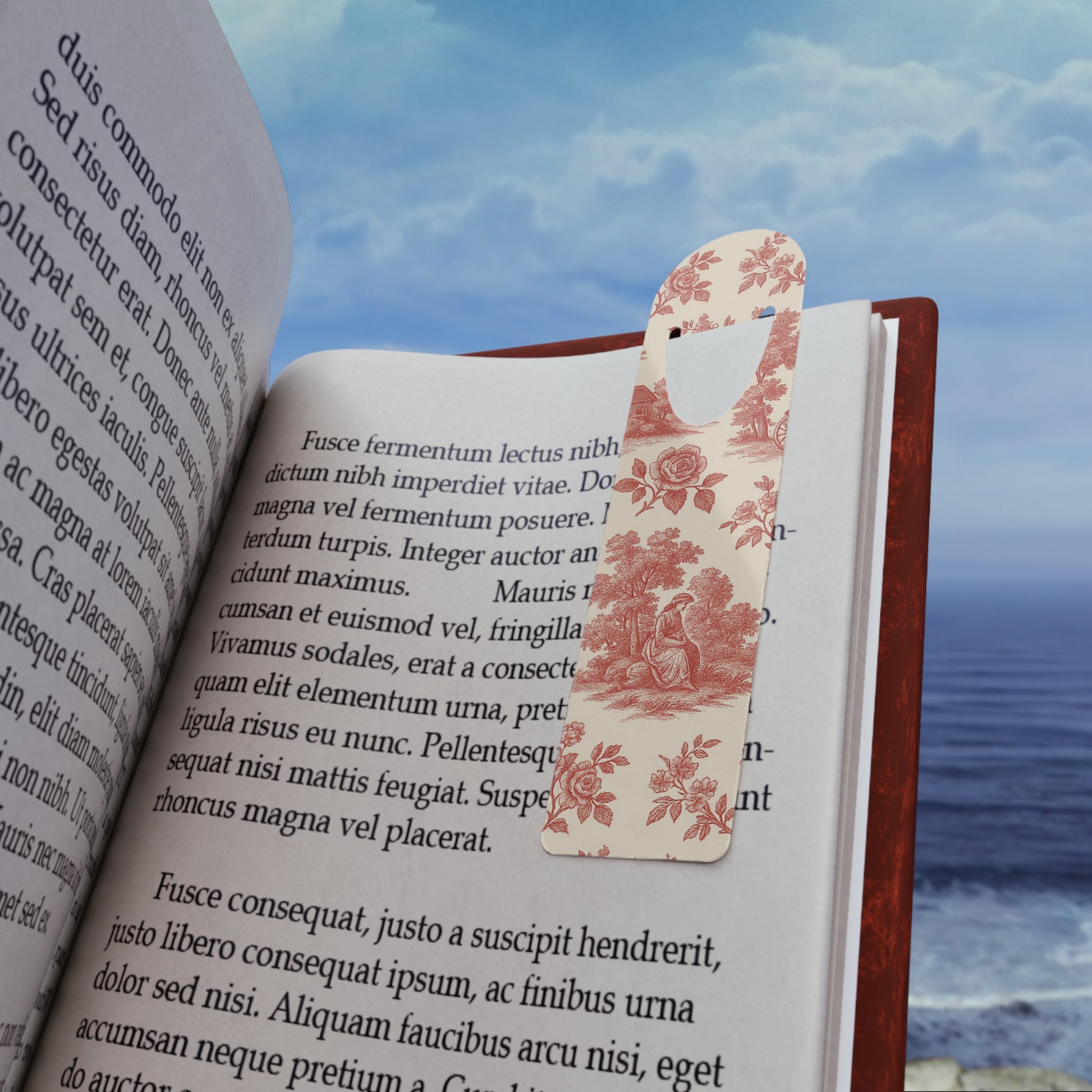 Toile de Jouy Vintage Bookmark - ZoocomingTree