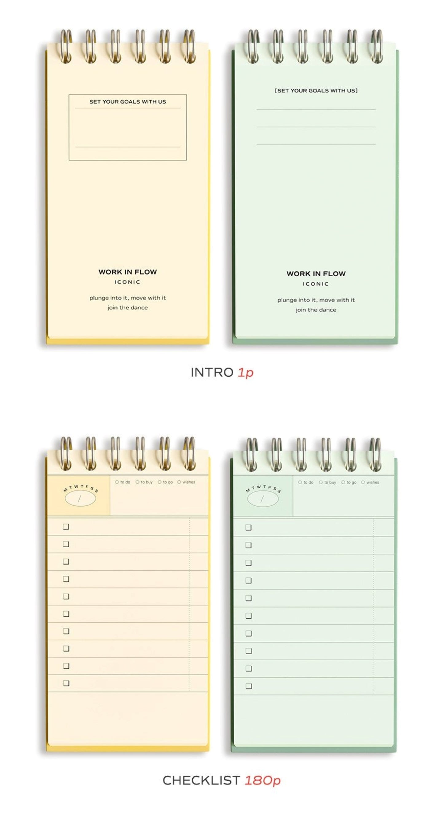 Dairy Compact Checklist Desk Standing Planner - ZoocomingTree
