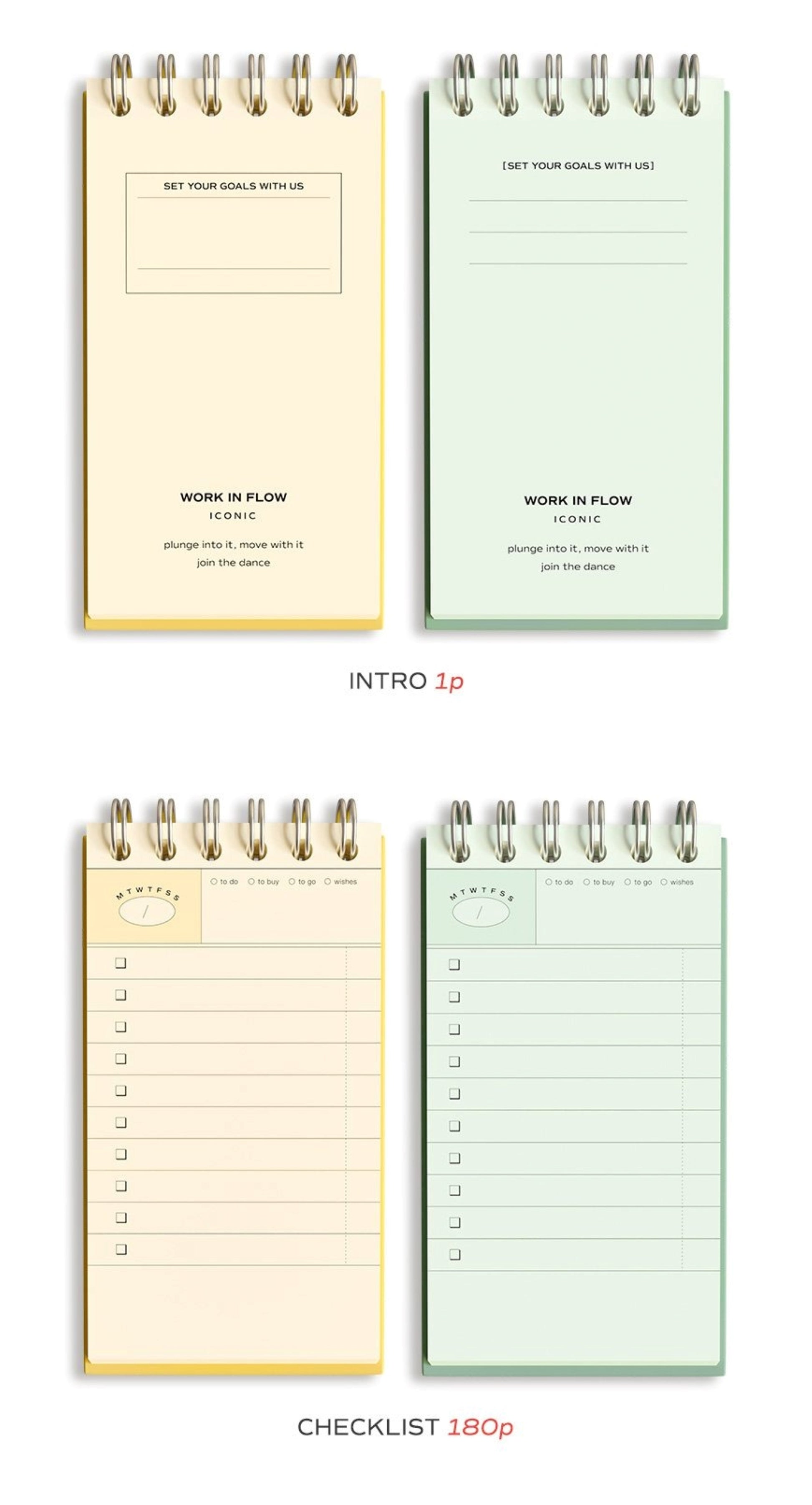 Dairy Compact Checklist Desk Standing Planner - ZoocomingTree