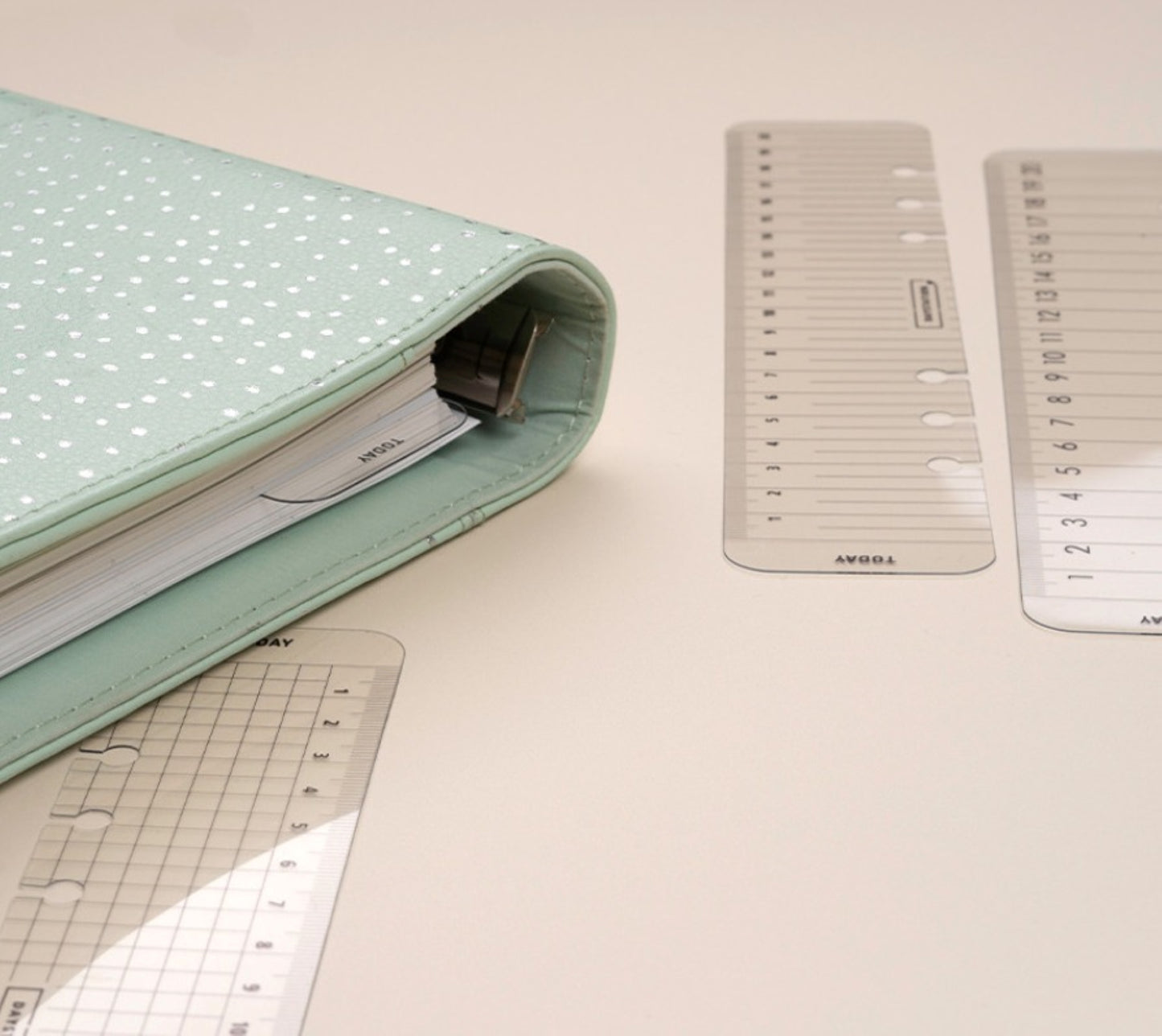 A5 Binder Clear Bookmark Ruler - ZoocomingTree