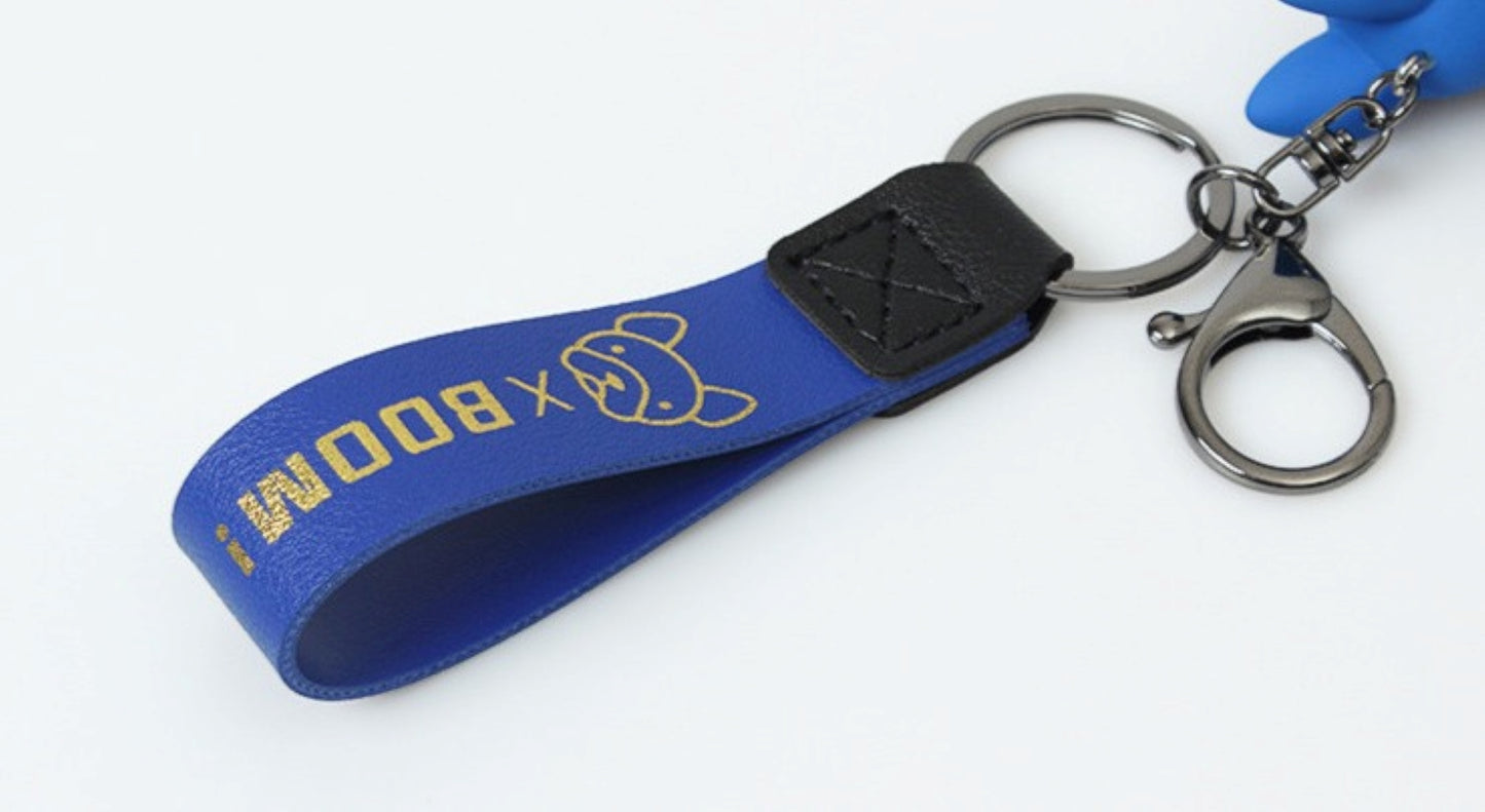 Colorful French Bulldog Keychain - ZoocomingTree