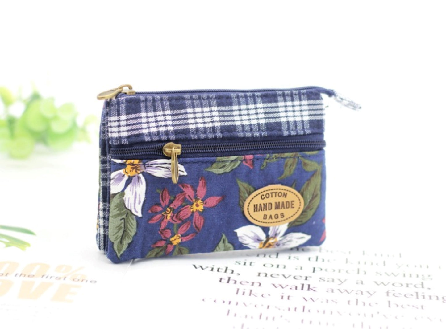Flower Printed Cotton Coin Purse - ZoocomingTree