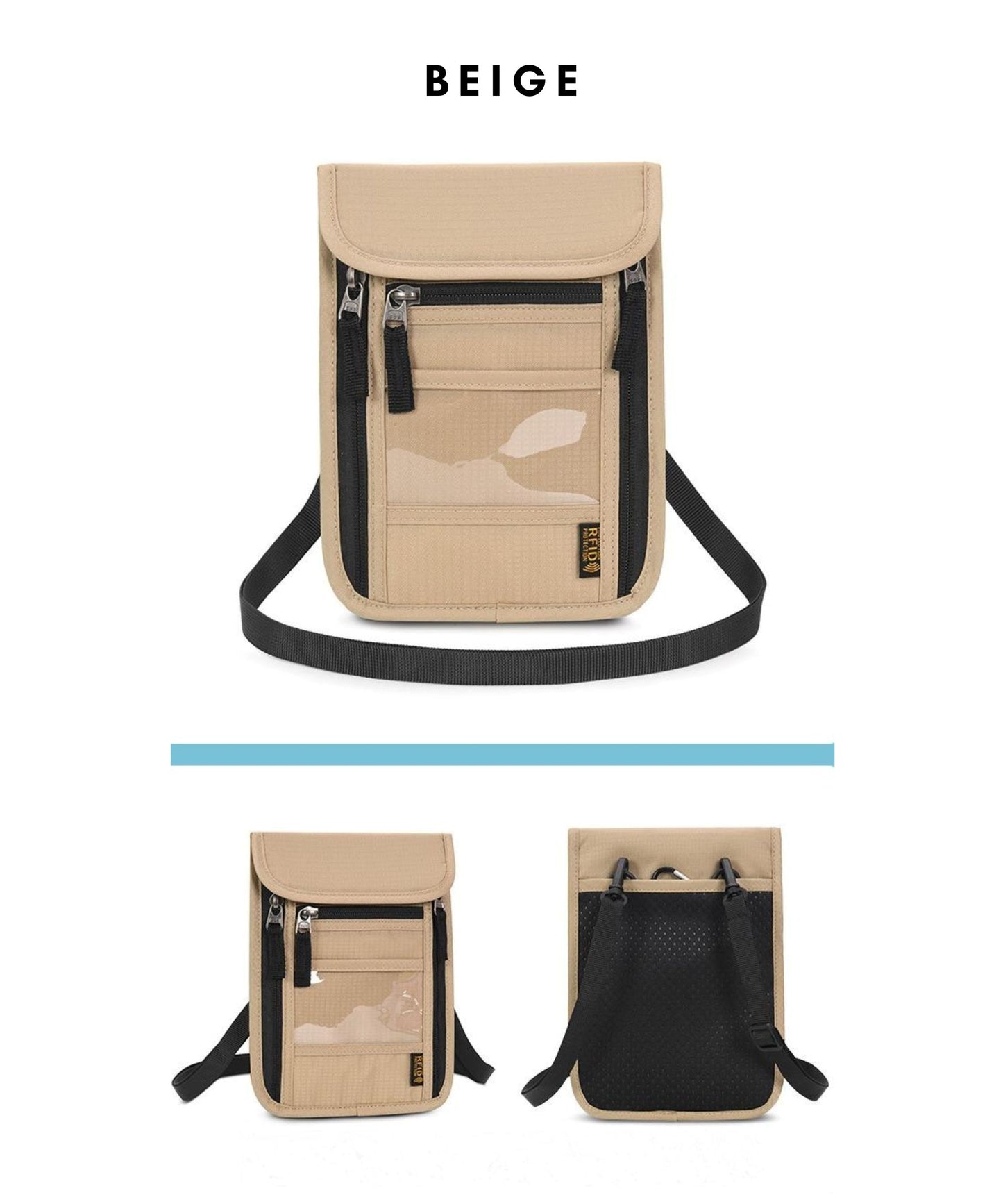 Durable Comfy Color Neck Wallet - ZoocomingTree