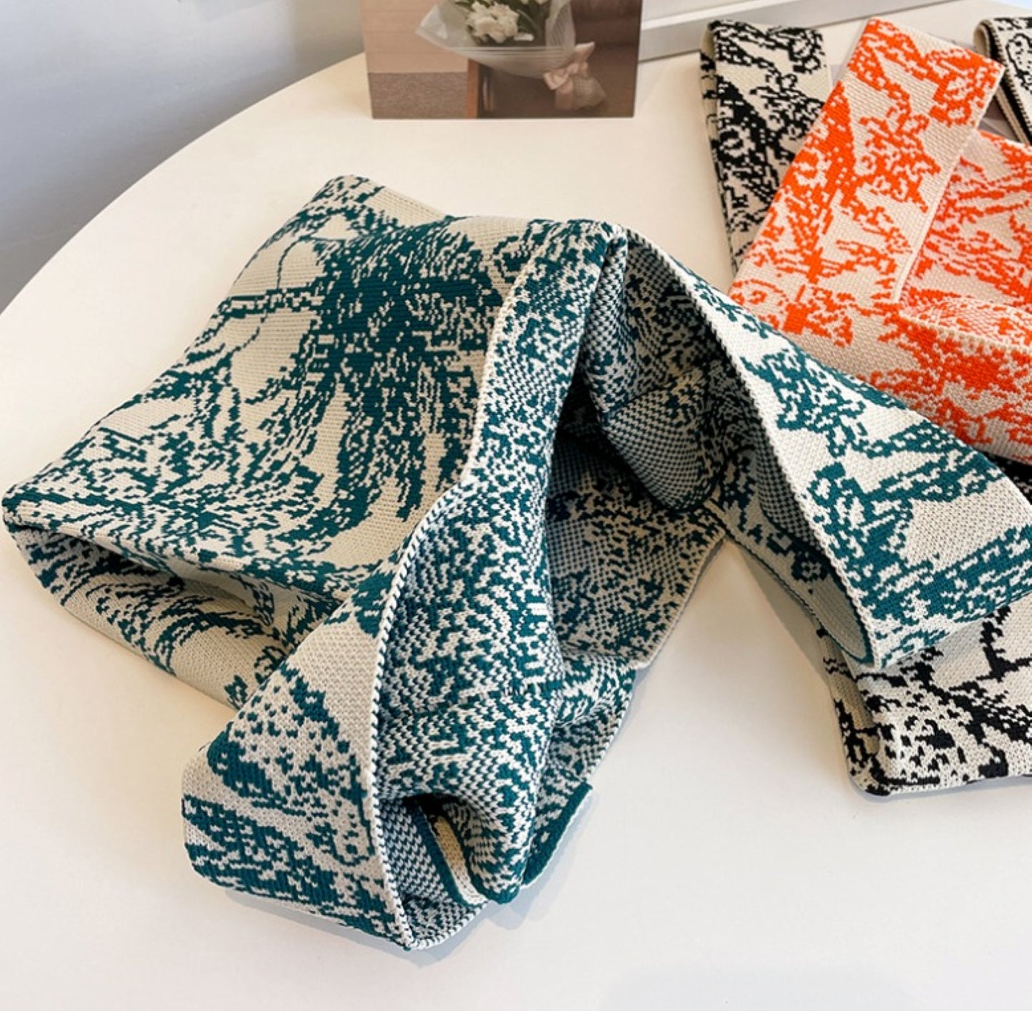 Elegant Toile Knot Bag - ZoocomingTree
