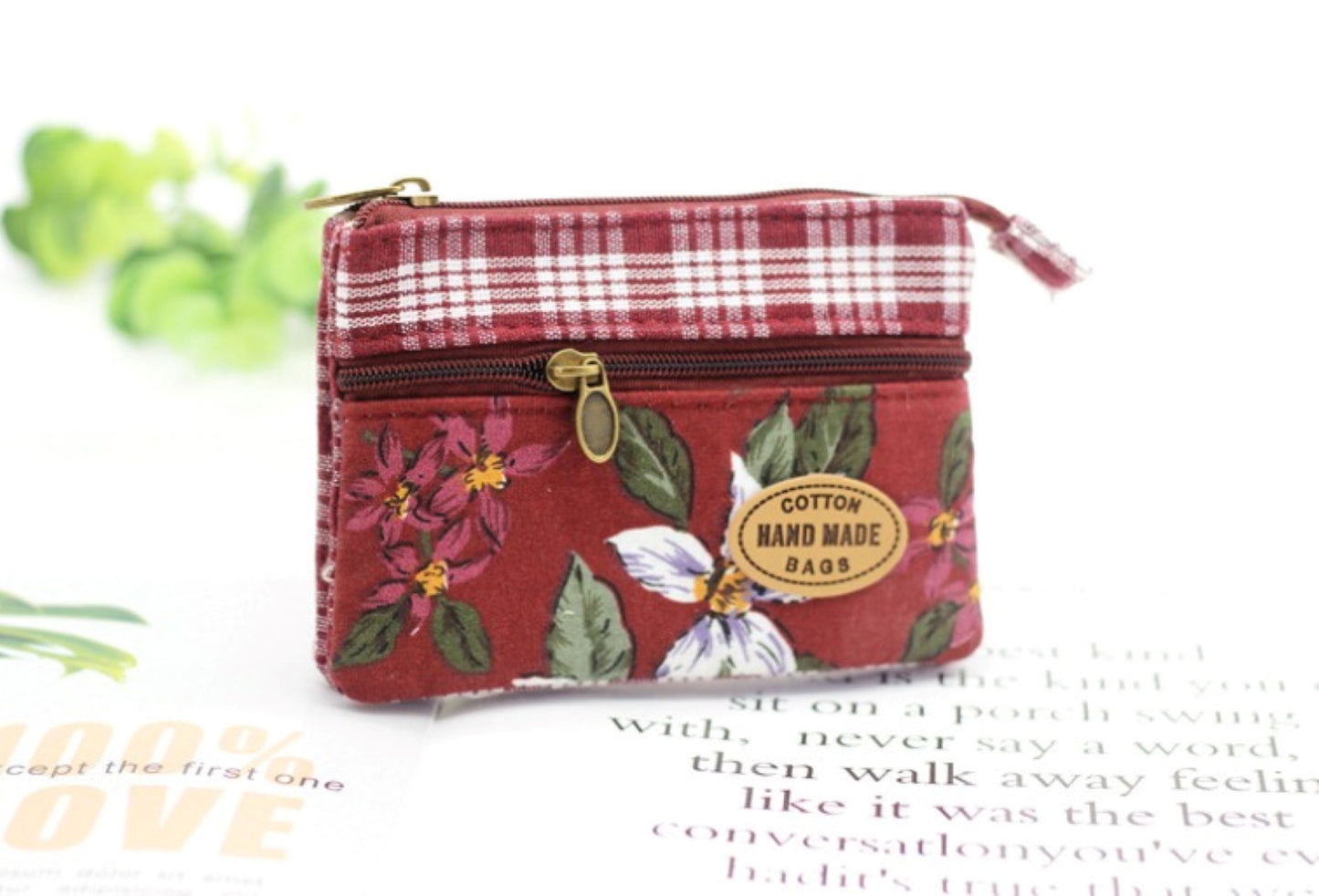 Flower Printed Cotton Coin Purse - ZoocomingTree