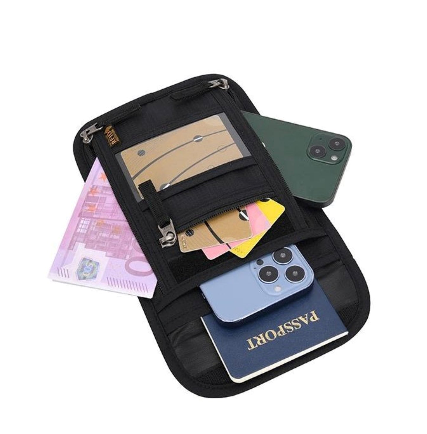 Durable Comfy Color Neck Wallet - ZoocomingTree