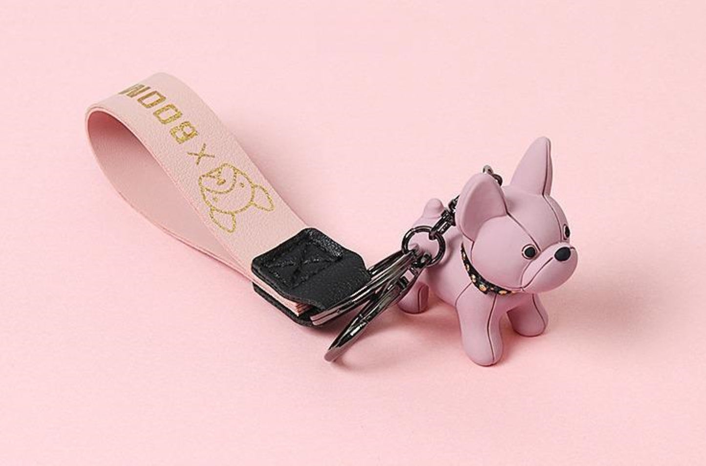 Colorful French Bulldog Keychain - ZoocomingTree