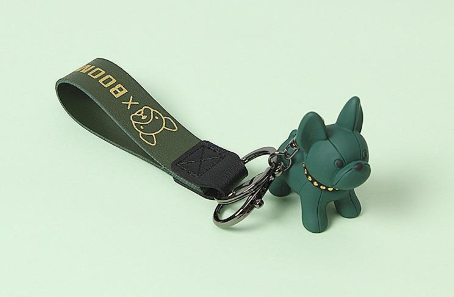 Colorful French Bulldog Keychain - ZoocomingTree