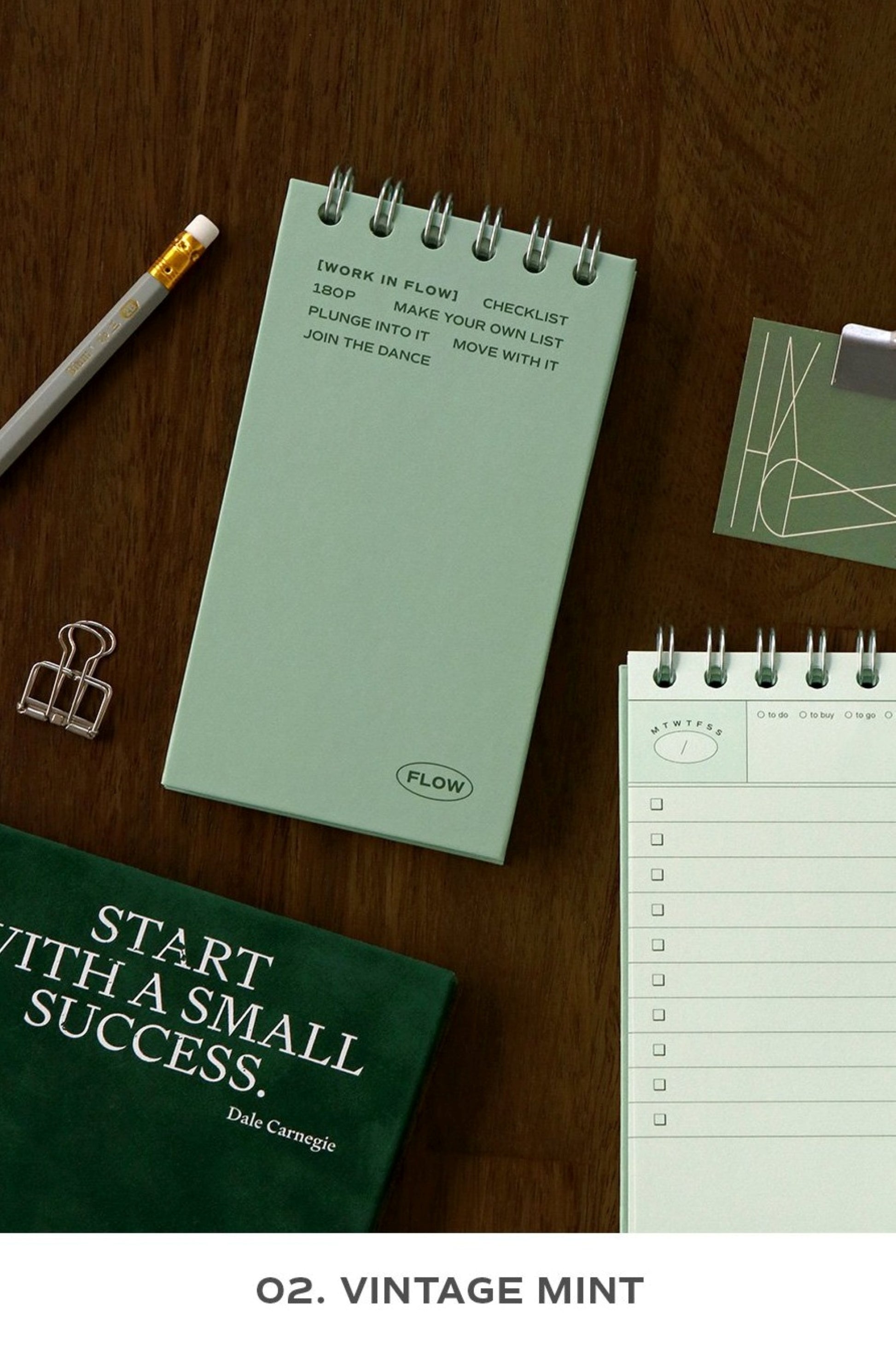 Dairy Compact Checklist Desk Standing Planner - ZoocomingTree