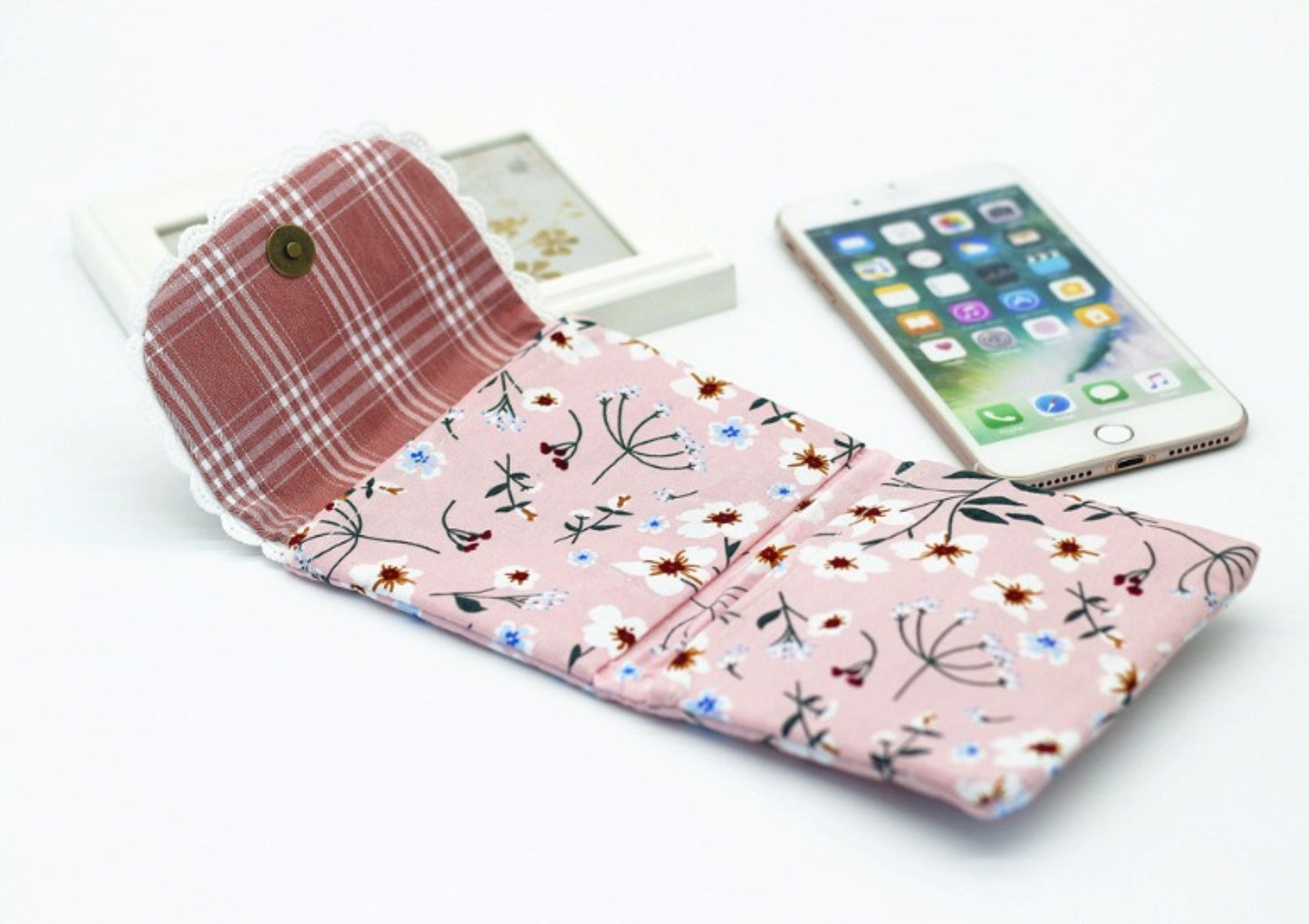 Floral Cotton Feminine Sanitary Pouch - ZoocomingTree