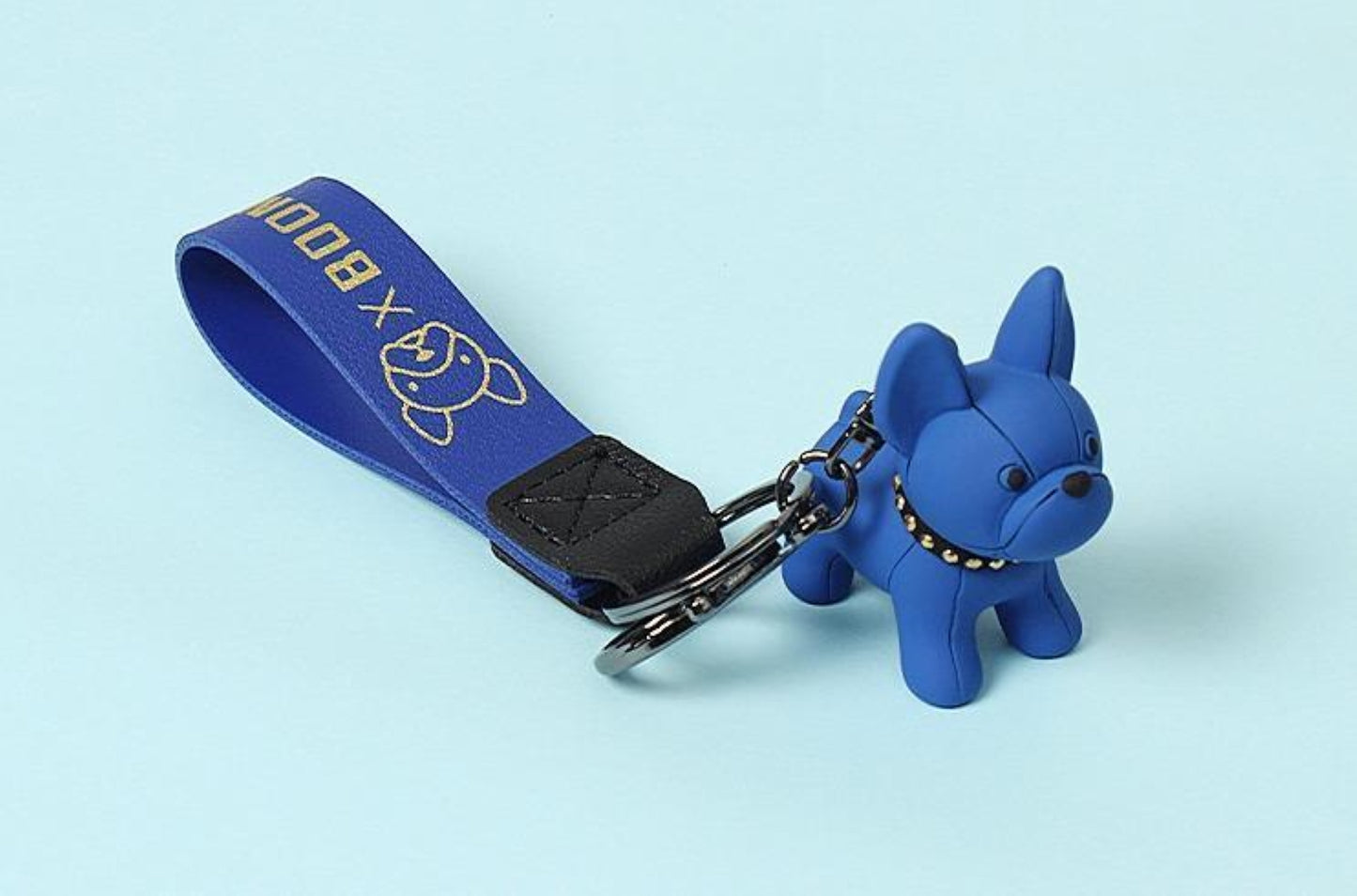 Colorful French Bulldog Keychain - ZoocomingTree