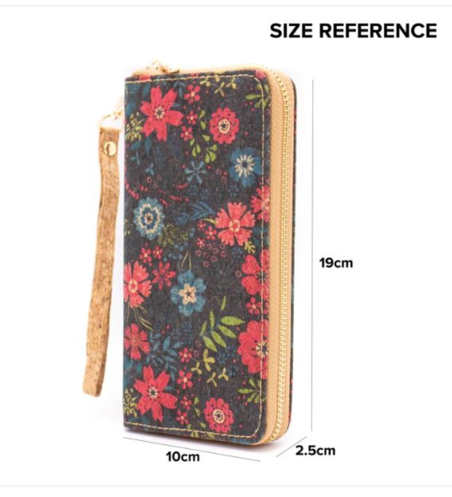Women Flower Pattern Cork Wallet - ZoocomingTree