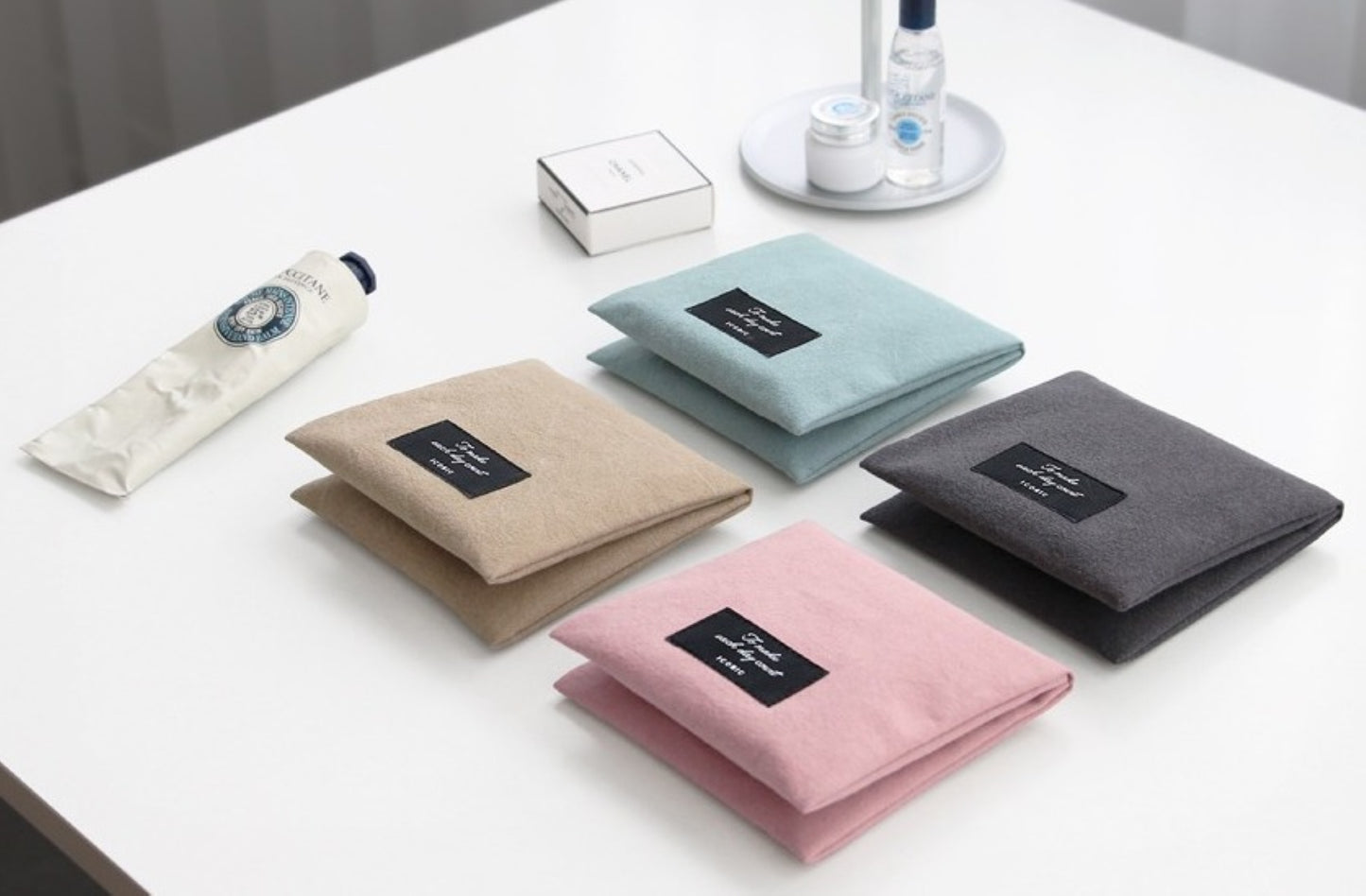 Pastel Color Cotton Sanitary Slim Pouch - ZoocomingTree