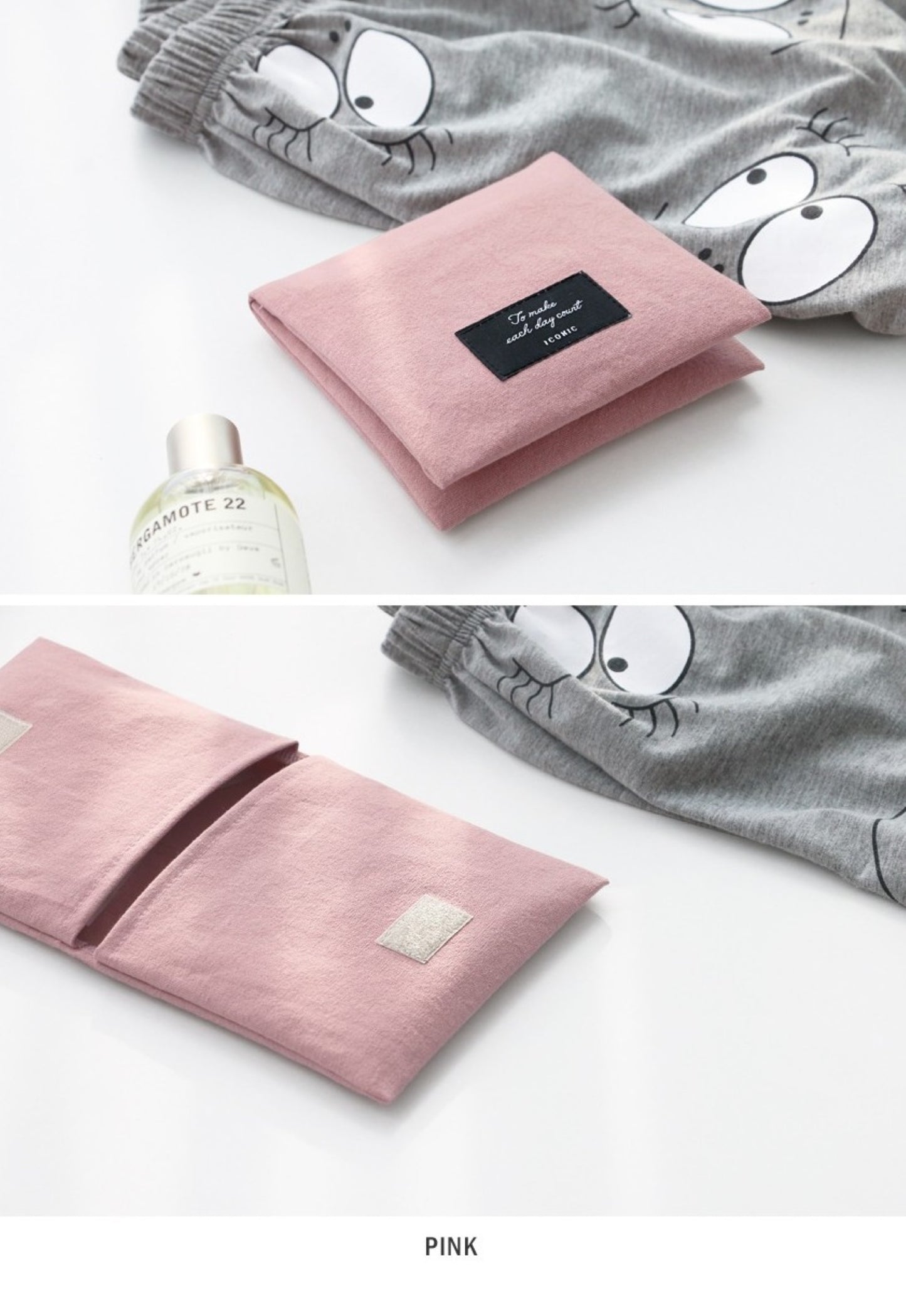 Pastel Color Cotton Sanitary Slim Pouch - ZoocomingTree