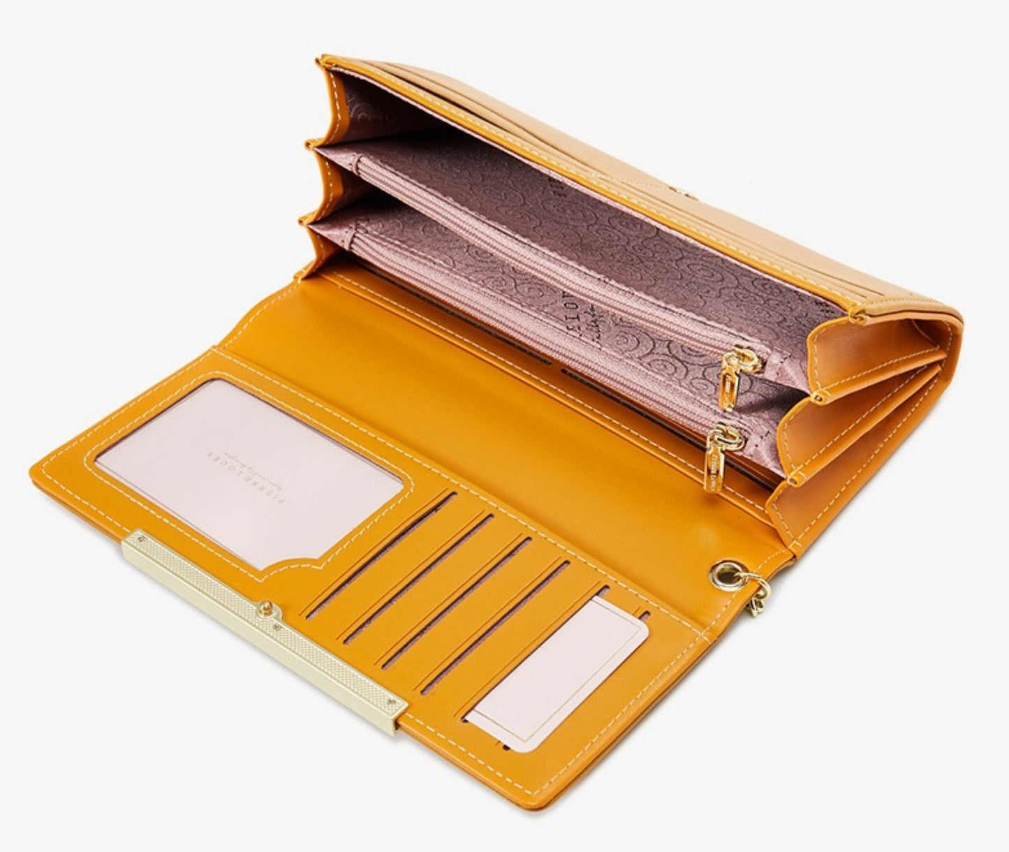 Synthetic PU Leather Long Wallet - ZoocomingTree