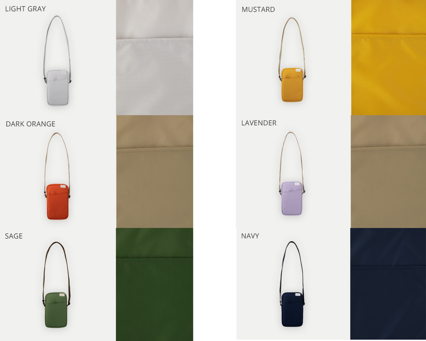 Cordura Crossbody Crossbody Pouch - ZoocomingTree