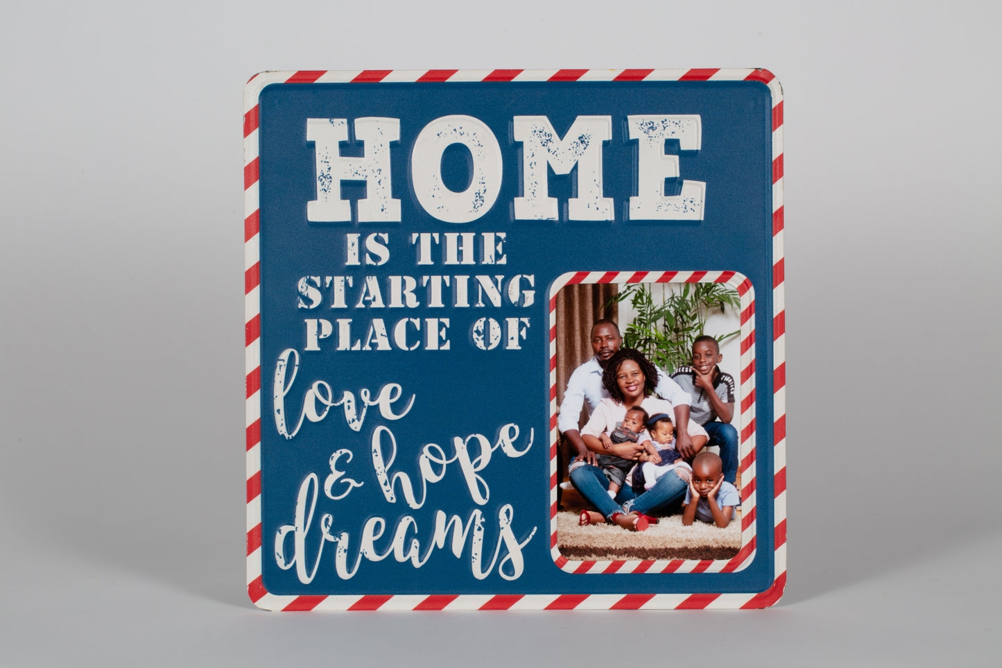 Home Tin Metal Sign Photo Frame - ZoocomingTree