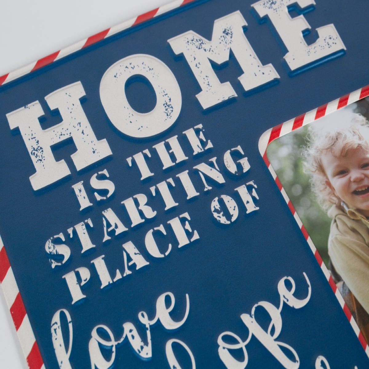Home Tin Metal Sign Photo Frame - ZoocomingTree