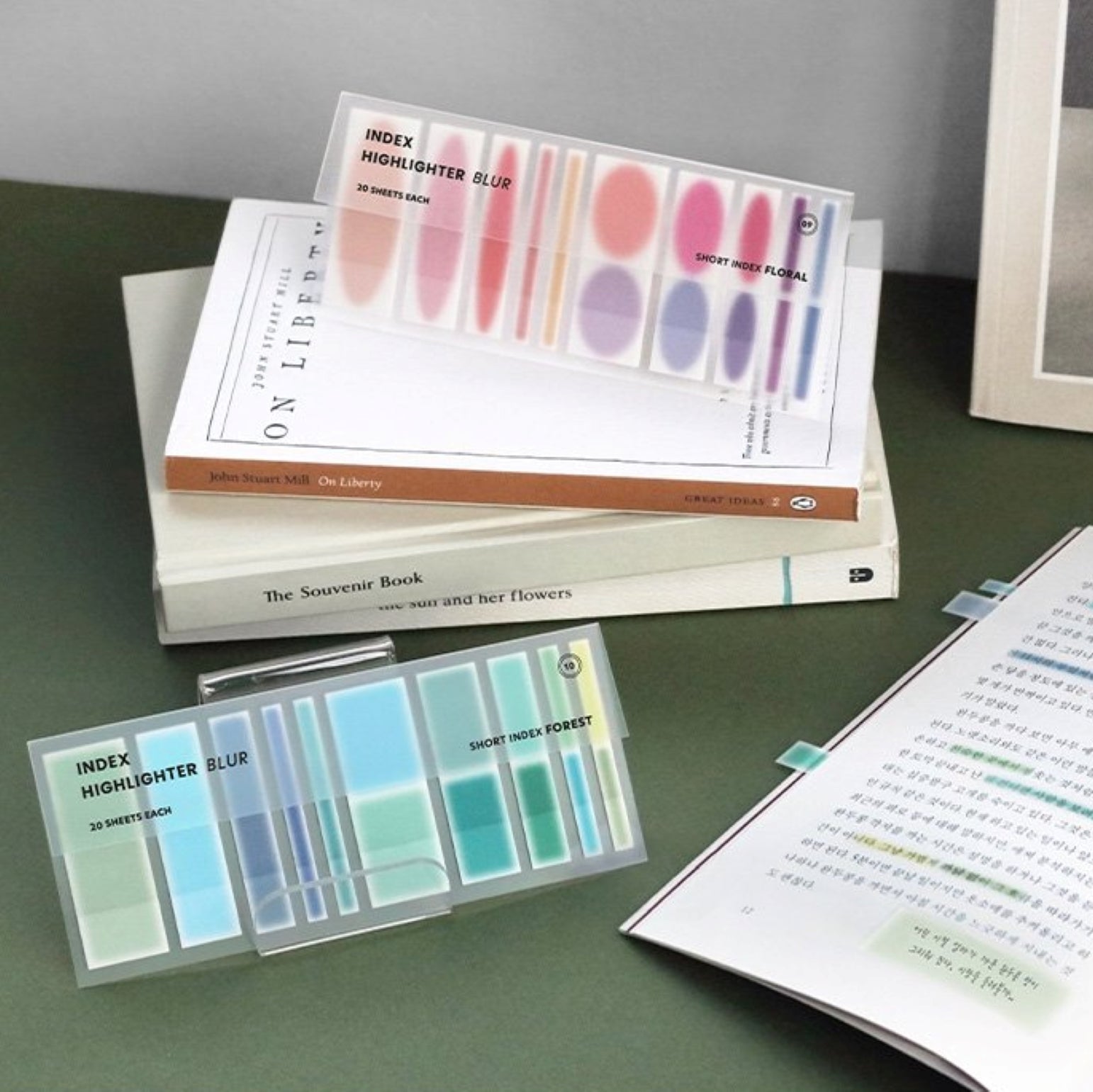 Index Blur Highlighter Sticky Note | Transparent Study Tabs – ZoocomingTree