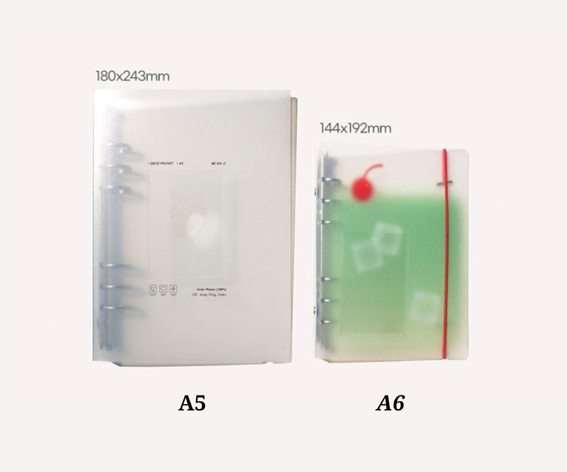 A6  Sticker Organizer Transparent Binder - ZoocomingTree