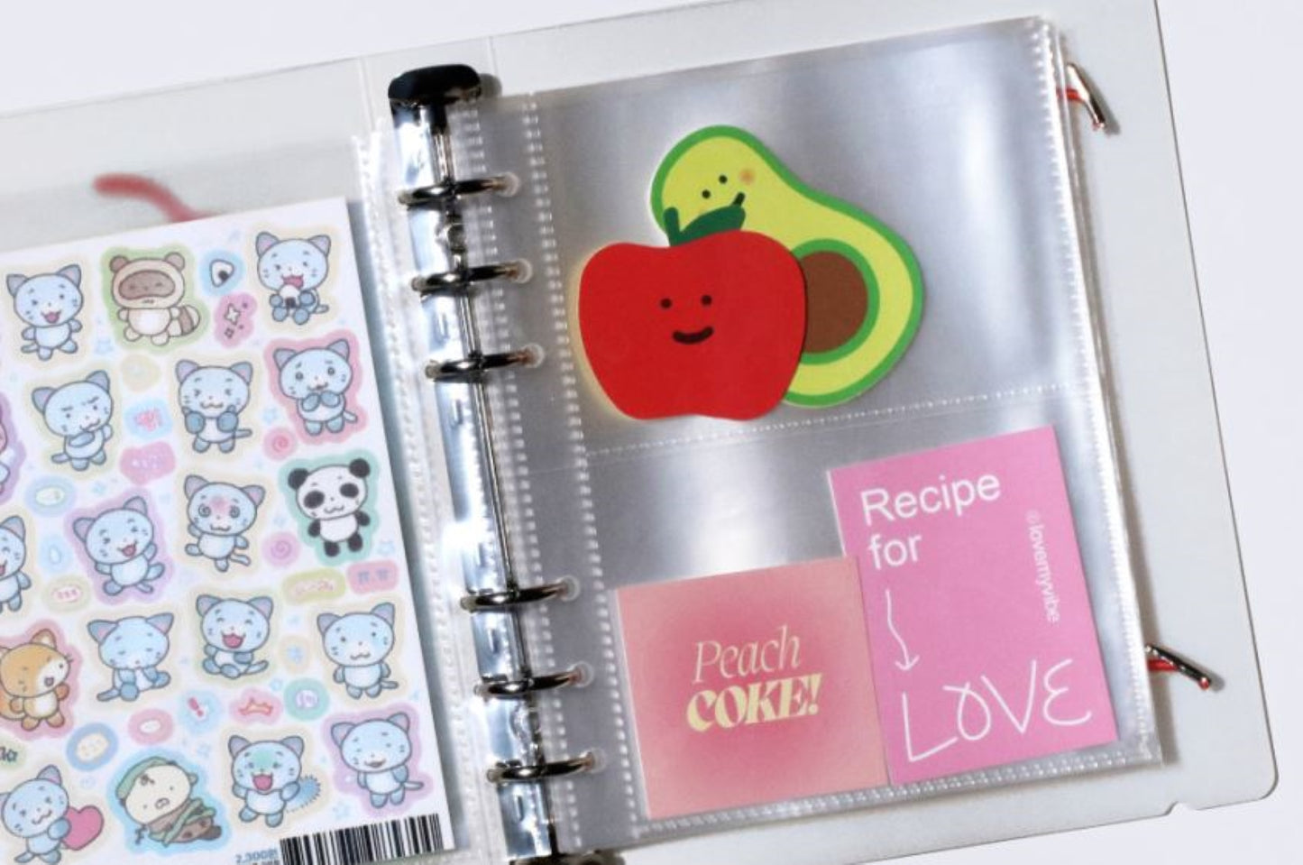 A6  Sticker Organizer Transparent Binder - ZoocomingTree