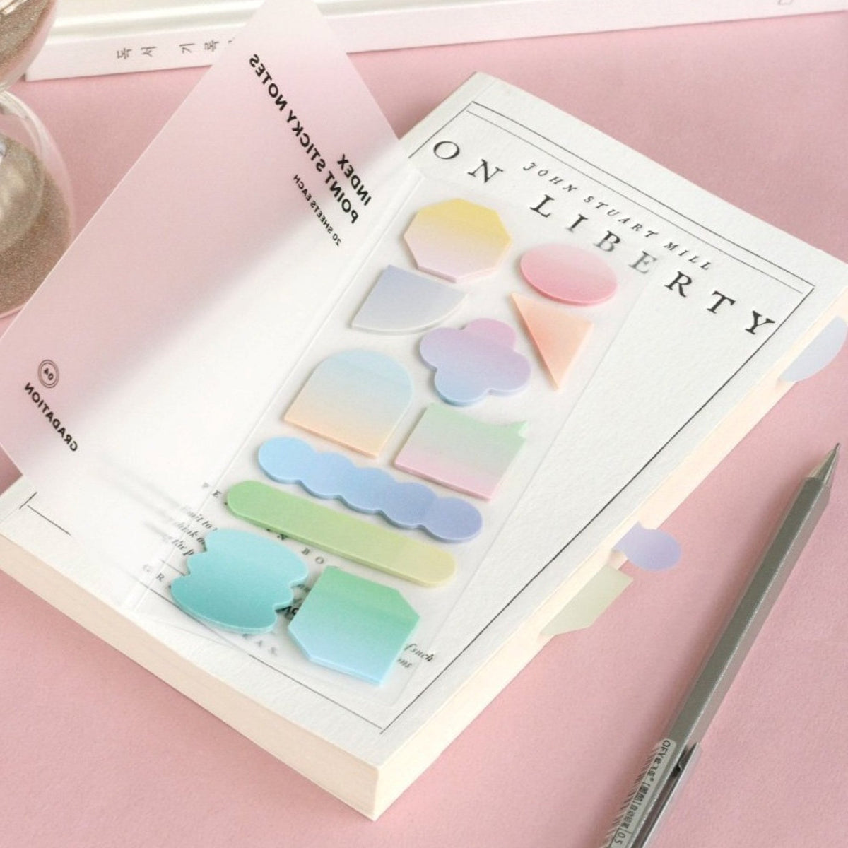 Index Point Sticky Notes Set | 220 Sheets in Warm & Cool Themes ...
