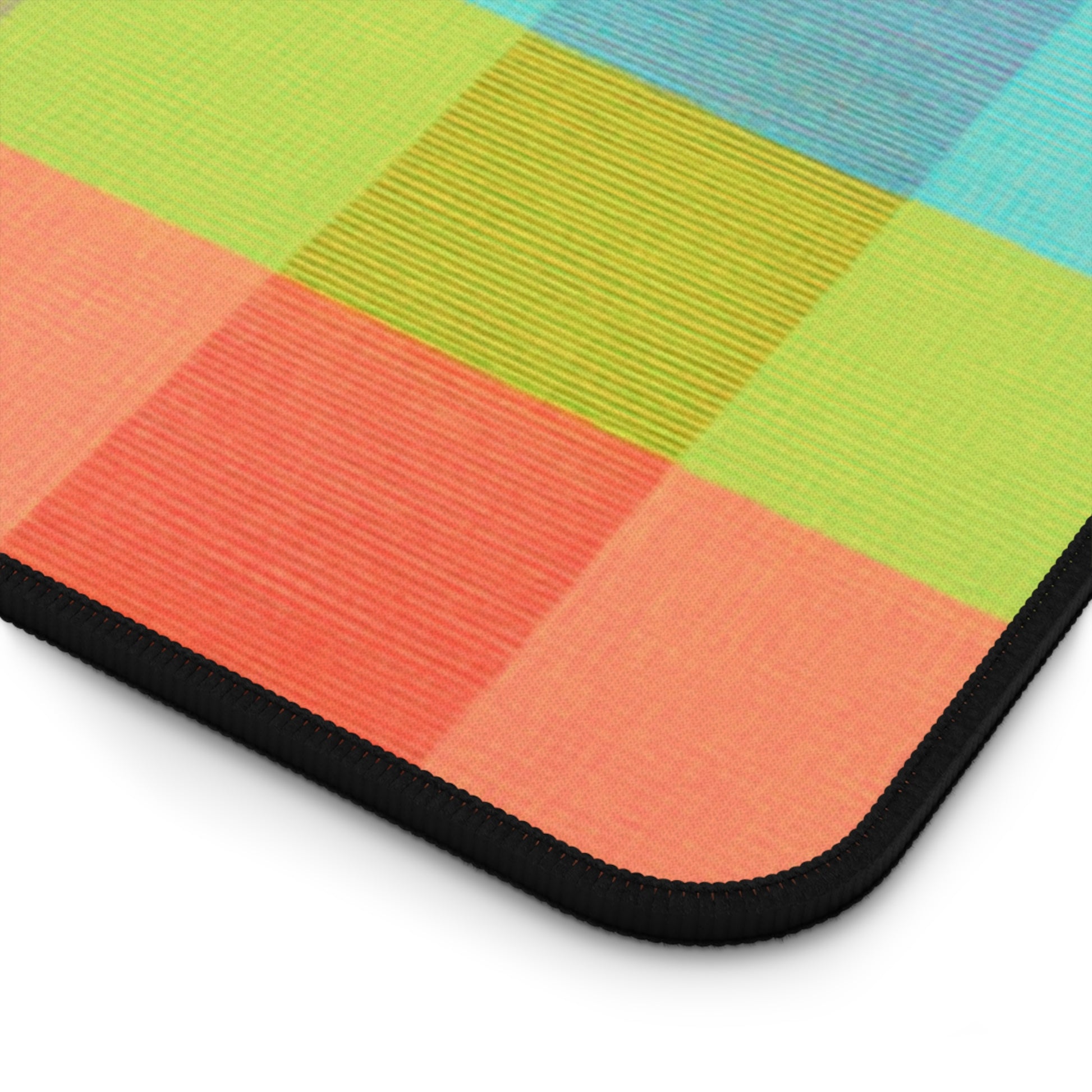 Tutti Frutti Plaid Pattern Desk Mat - ZoocomingTree