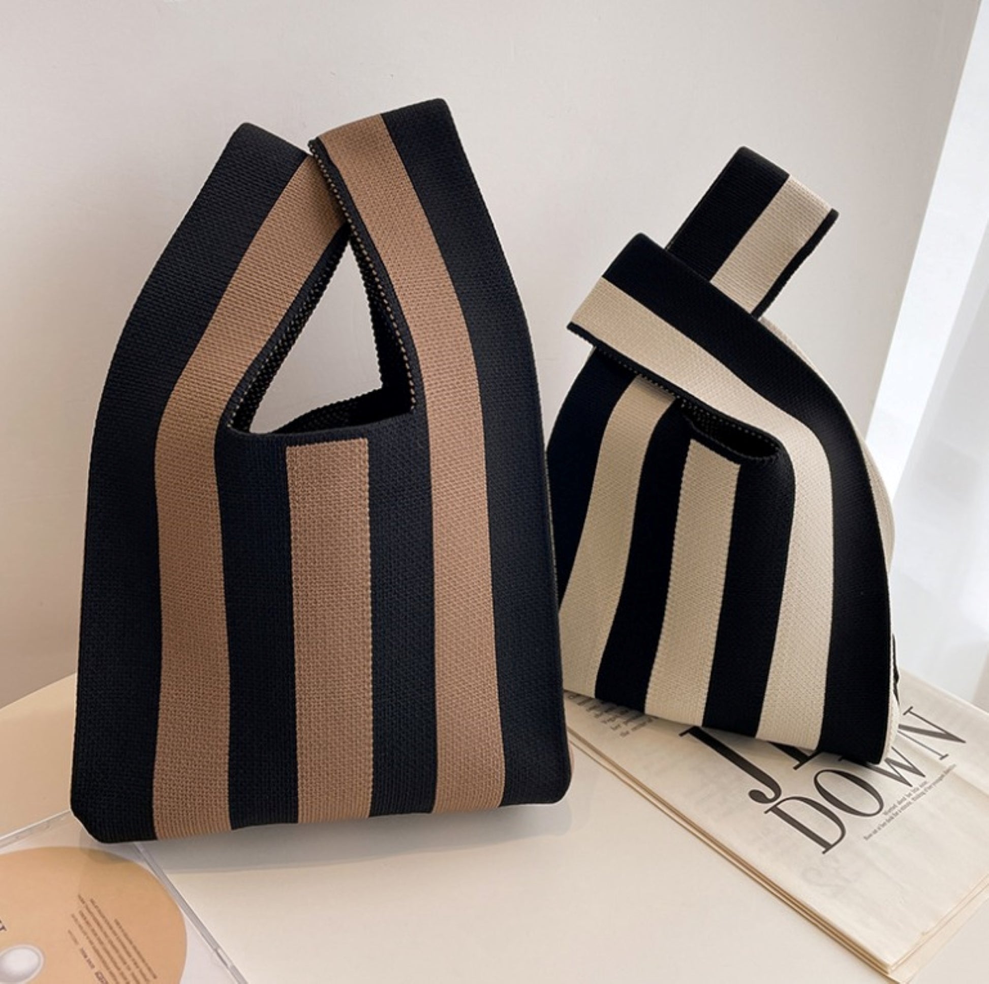 Women Stripe Knot Bag - ZoocomingTree