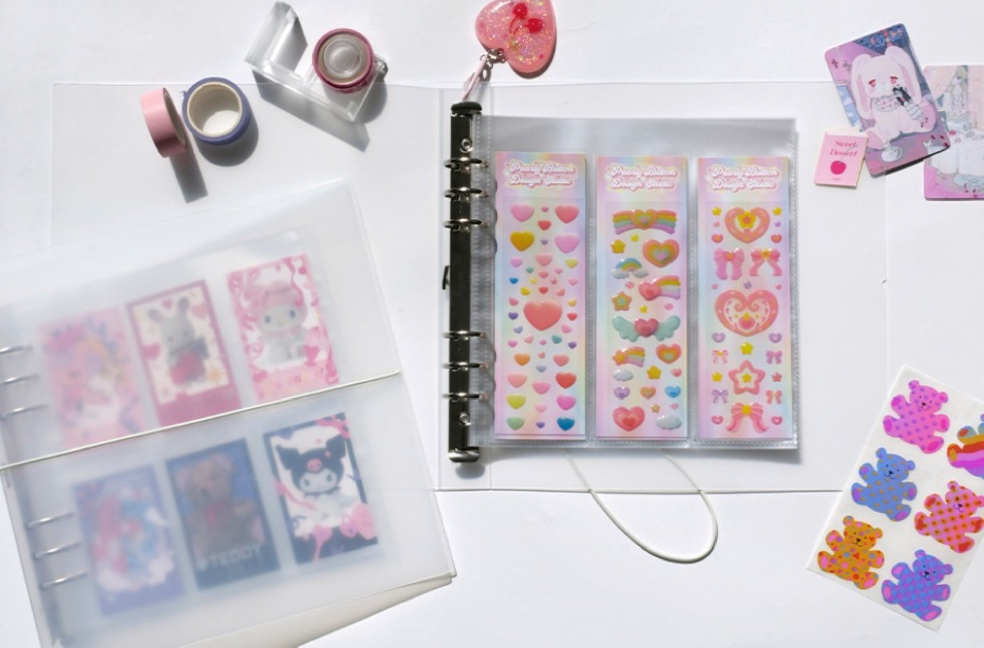 A5 Wide Sticker Organizer Transparent Binder - ZoocomingTree