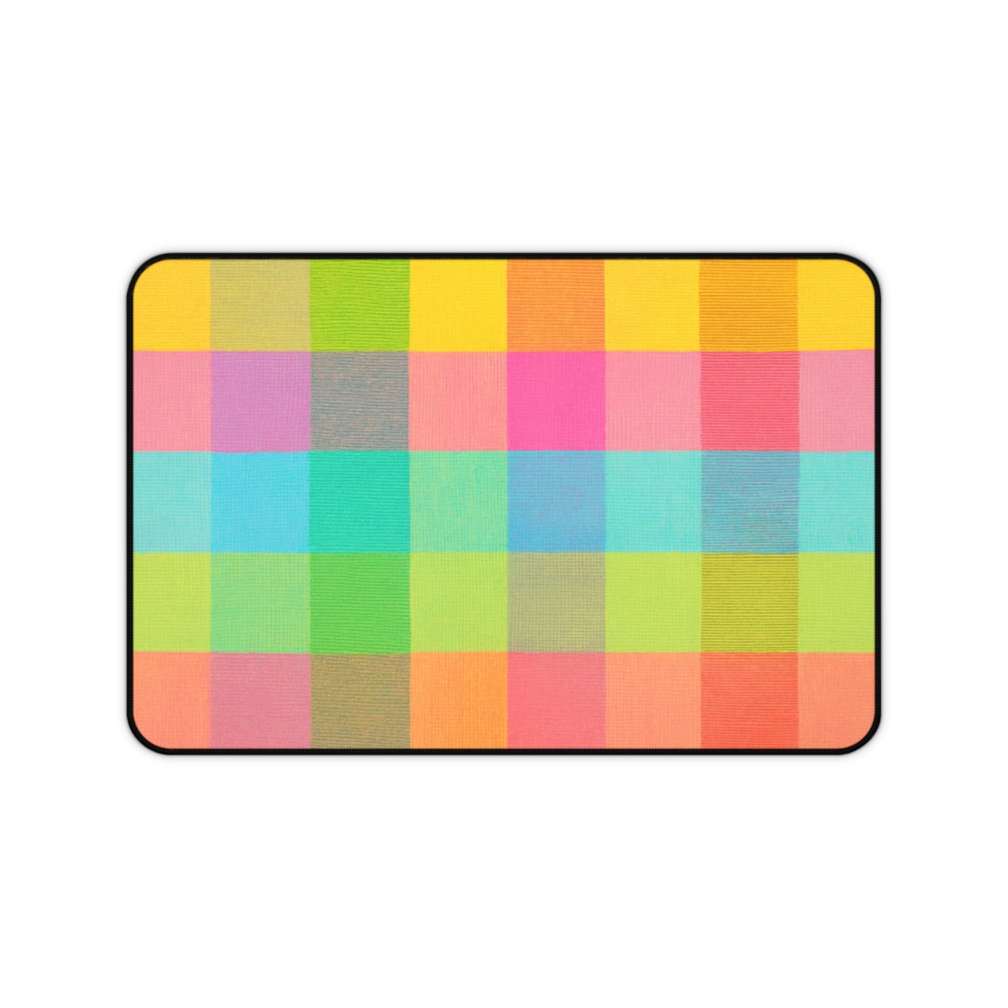Tutti Frutti Plaid Pattern Desk Mat - ZoocomingTree