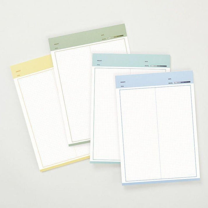 B5 Pastel Color Note Pad | Minimalist Desk Stationery Essentials ...