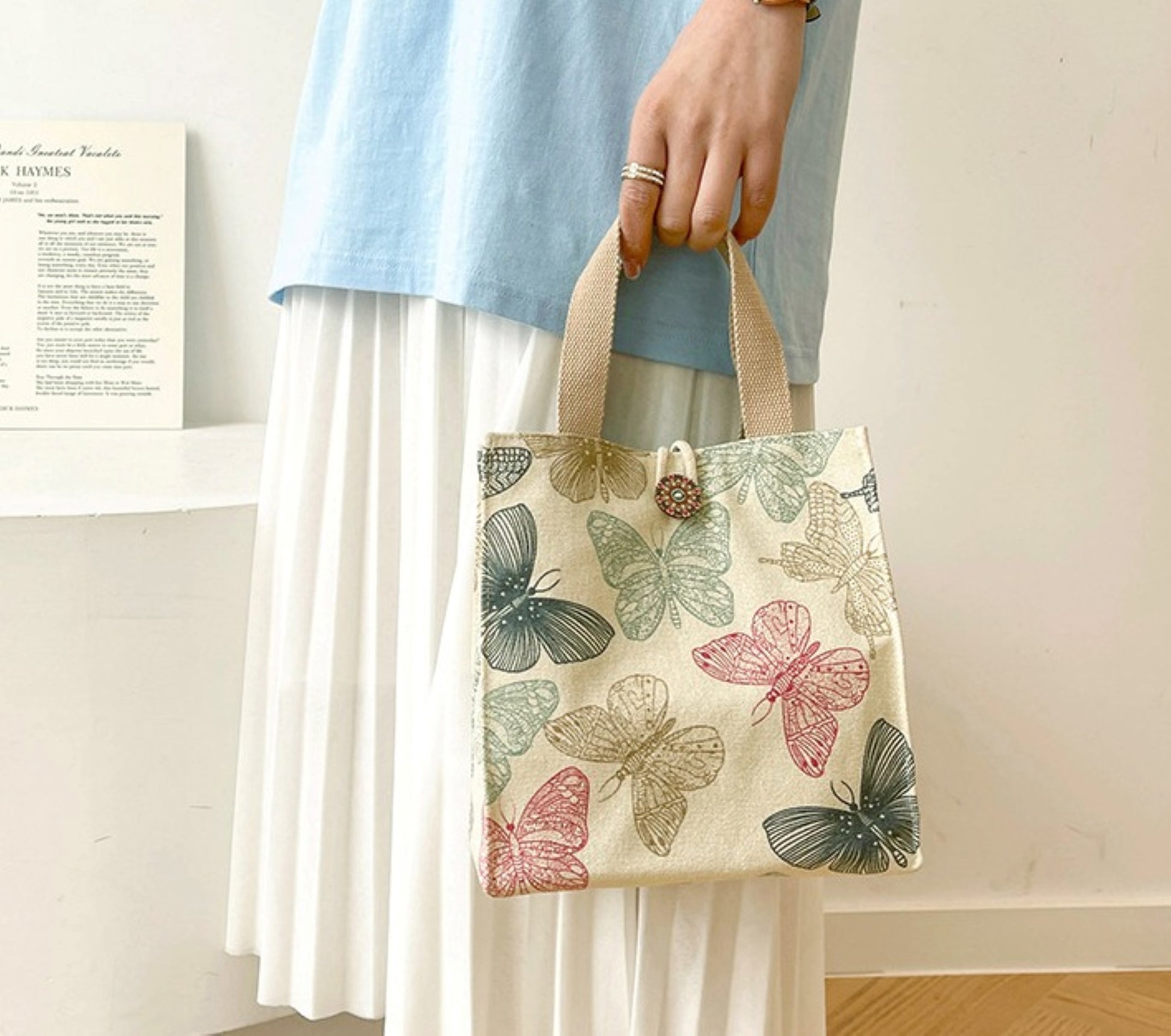 Canvas Lunch Tote bag - ZoocomingTree