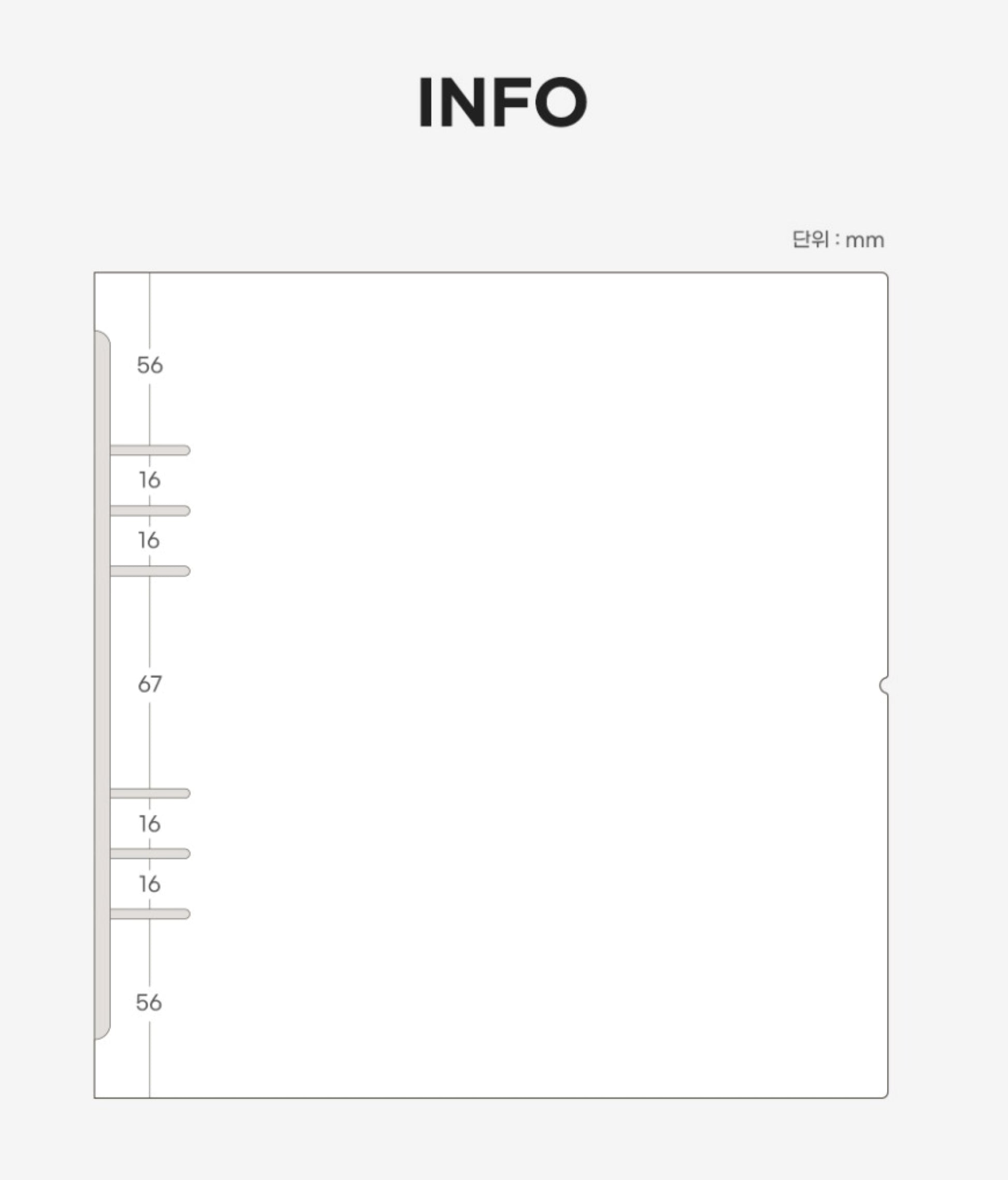 A5 Wide Sticker Organizer Transparent Binder - ZoocomingTree
