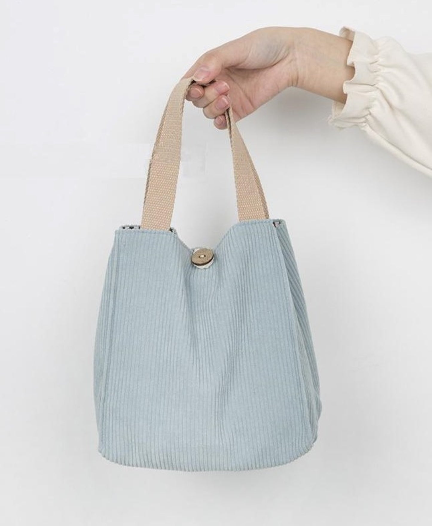 Corduroy Lunch Tote bag - ZoocomingTree