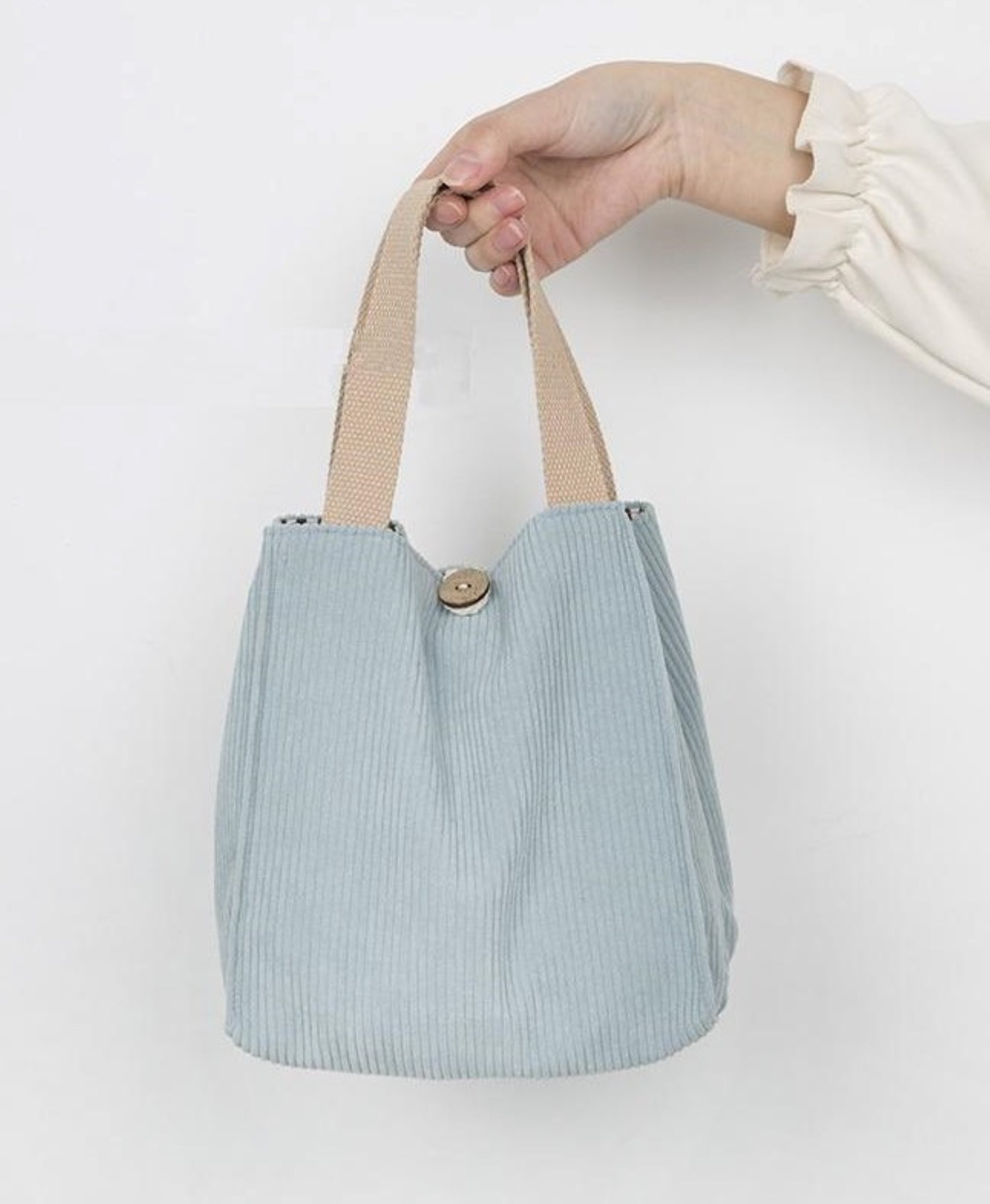 Corduroy Lunch Tote bag - ZoocomingTree