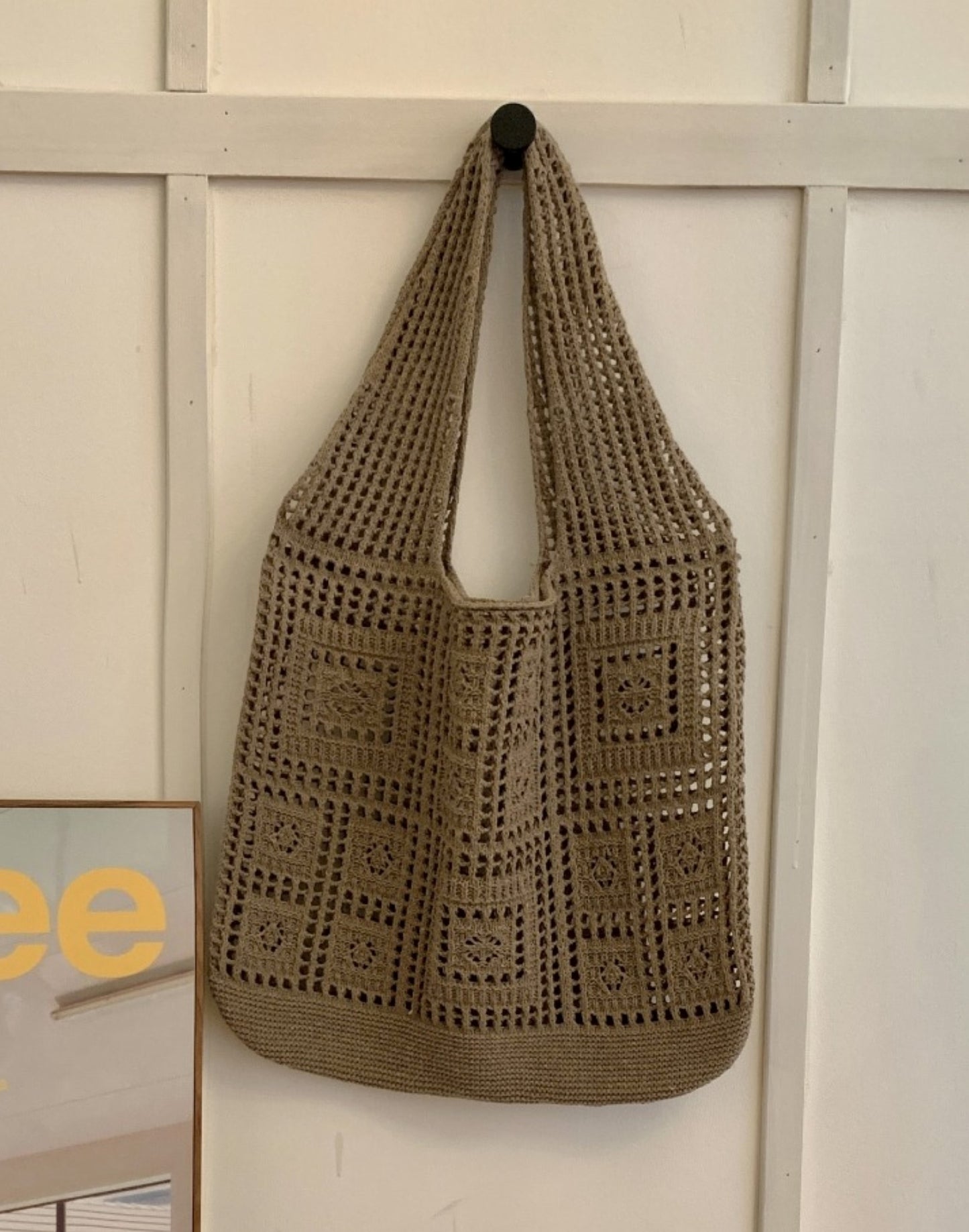 Comfy Woven Crochet Shoulder Bag - ZoocomingTree