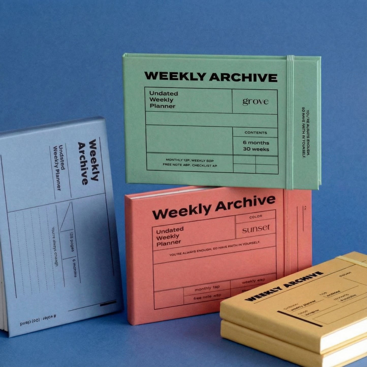 Weekly Hardcover Archive Planner