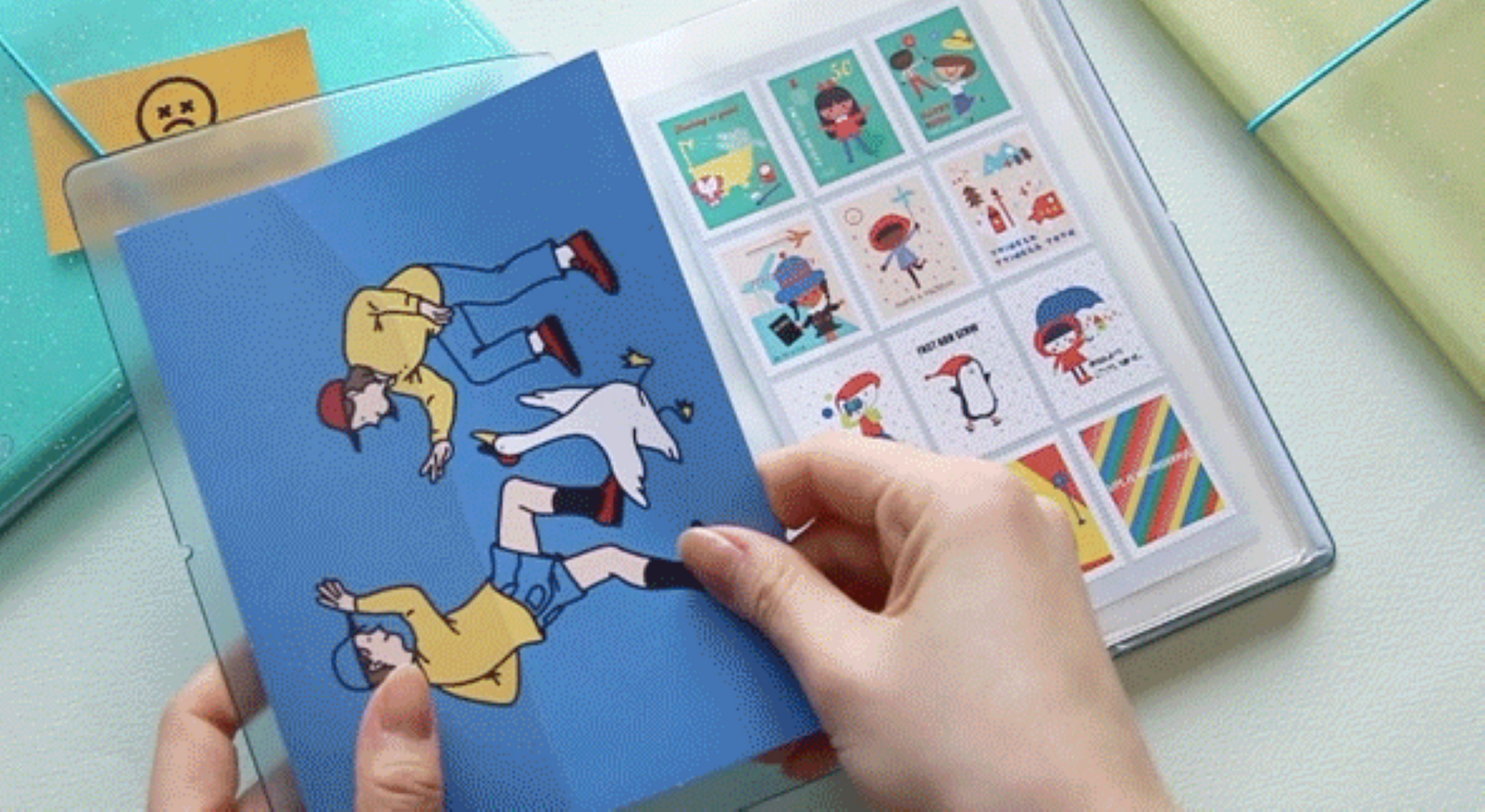 Long Type Sticker Storage Album - ZoocomingTree