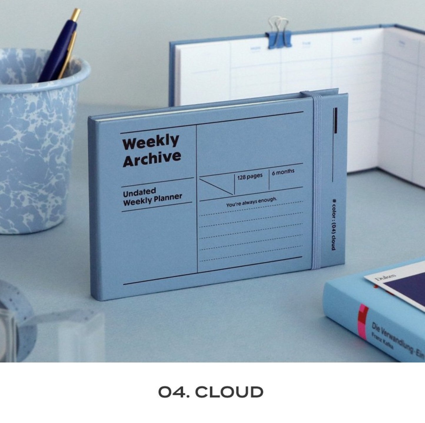 Hardcover 6 Months Undated Hardcover Weekly Planner - ZoocomingTree