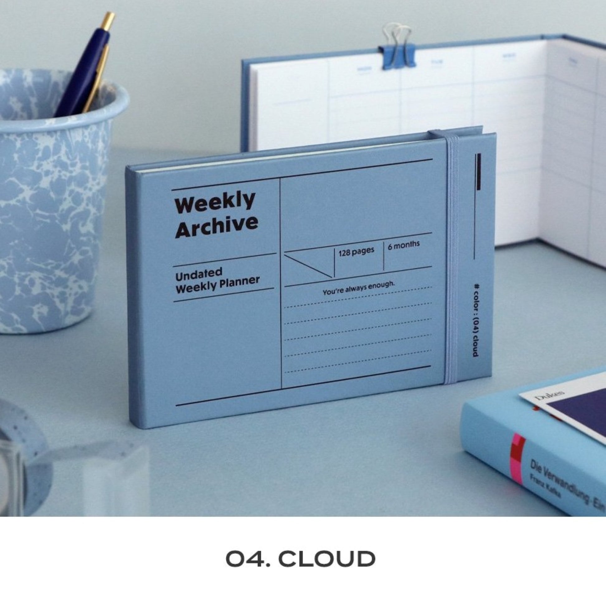 Hardcover 6 Months Undated Hardcover Weekly Planner - ZoocomingTree
